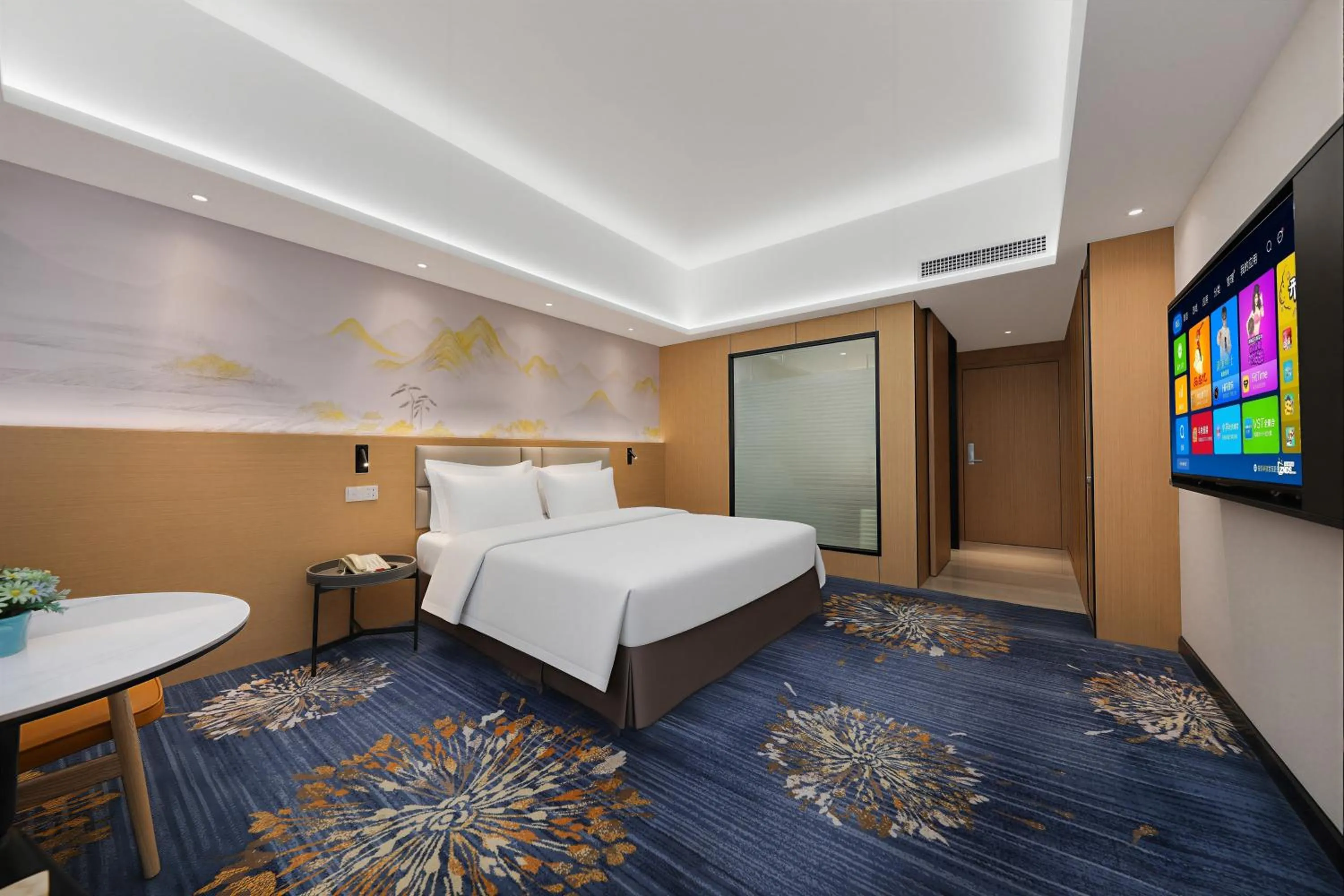 TV and multimedia, Bed in Zhengzhou Yuehai Hotel