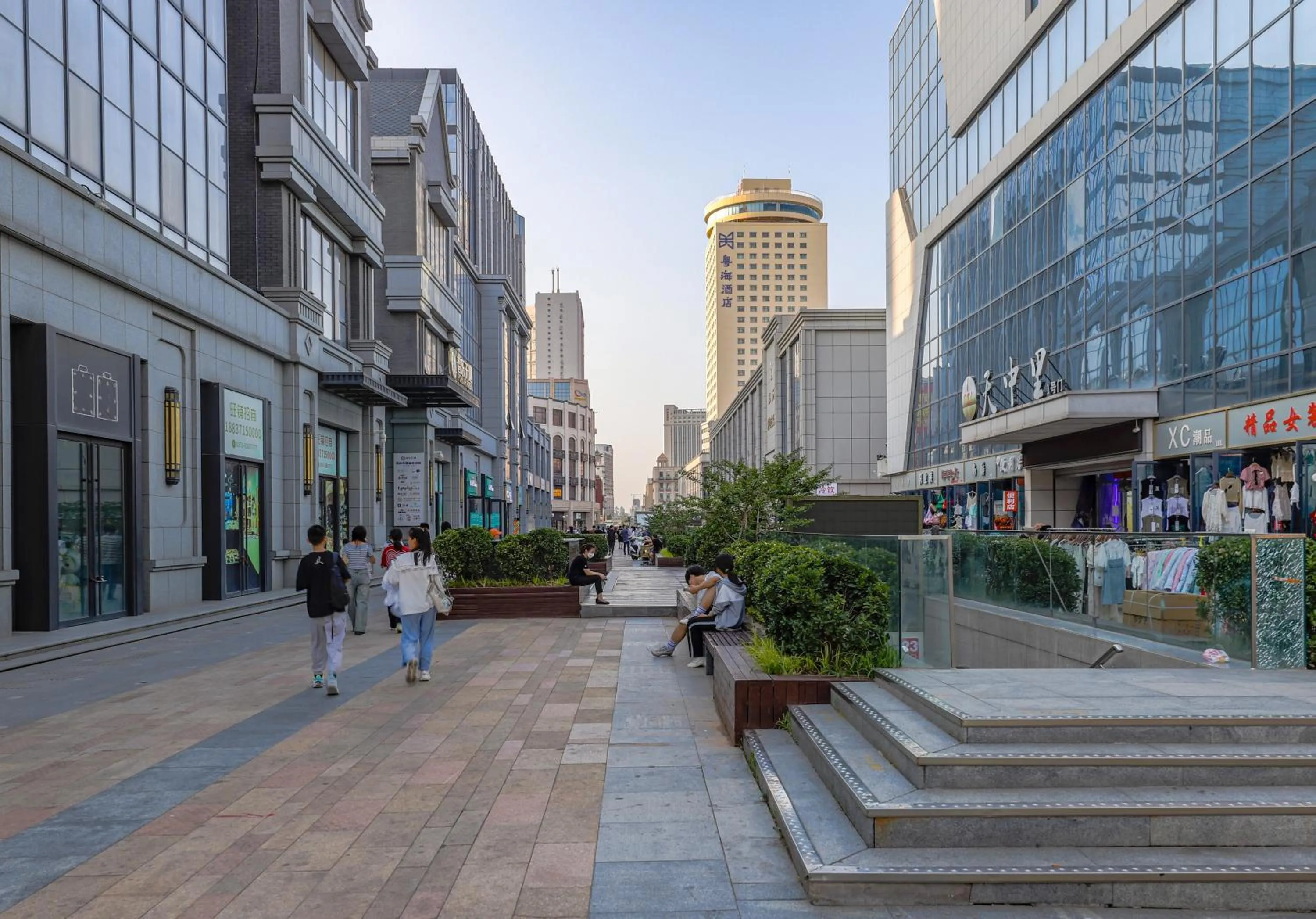 City view in Zhengzhou Yuehai Hotel