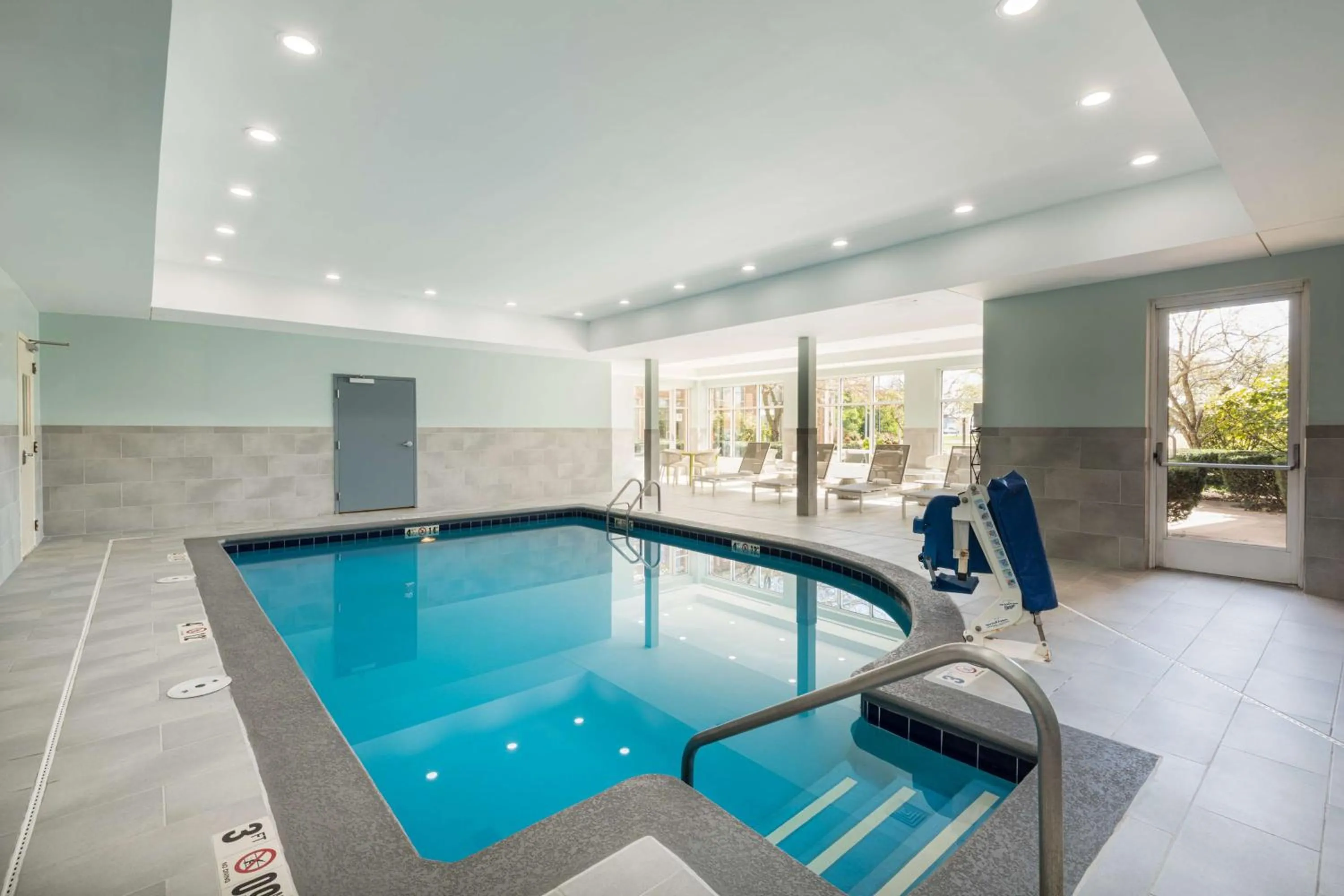 Pool view in Hilton Garden Inn Saint Charles