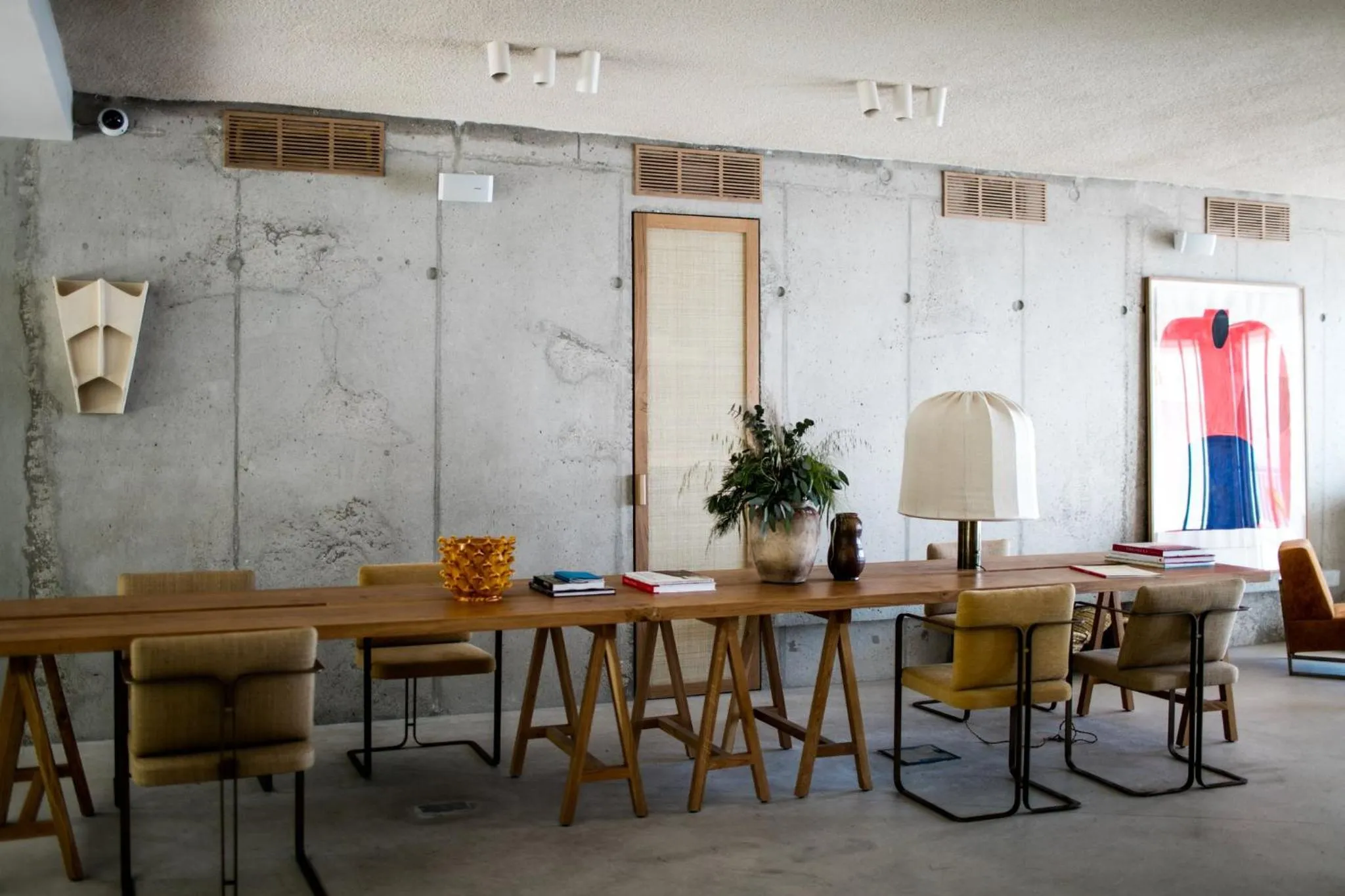 Lobby or reception in Les Roches Rouges, a Beaumier hotel