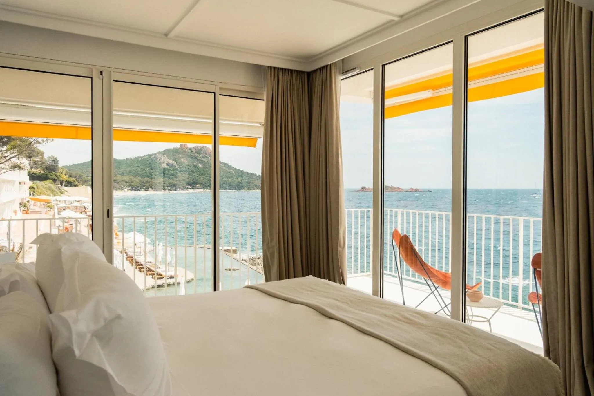 Photo of the whole room, Bed in Les Roches Rouges, a Beaumier hotel
