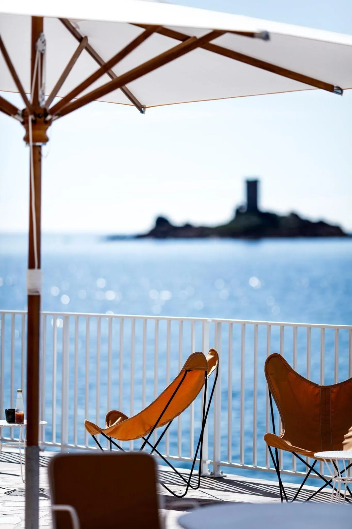 Balcony/Terrace in Les Roches Rouges, a Beaumier hotel