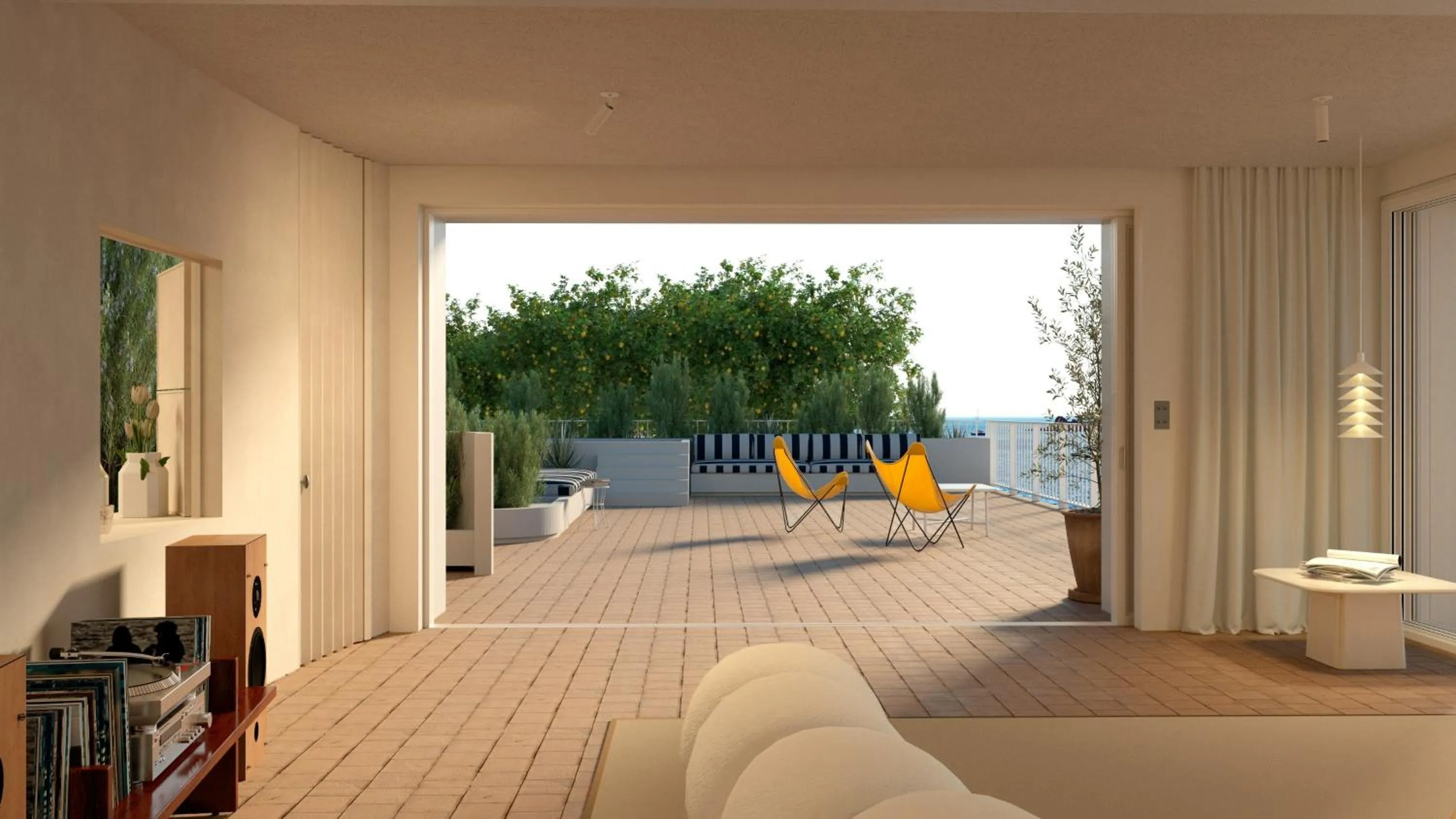 Garden in Les Roches Rouges, a Beaumier hotel