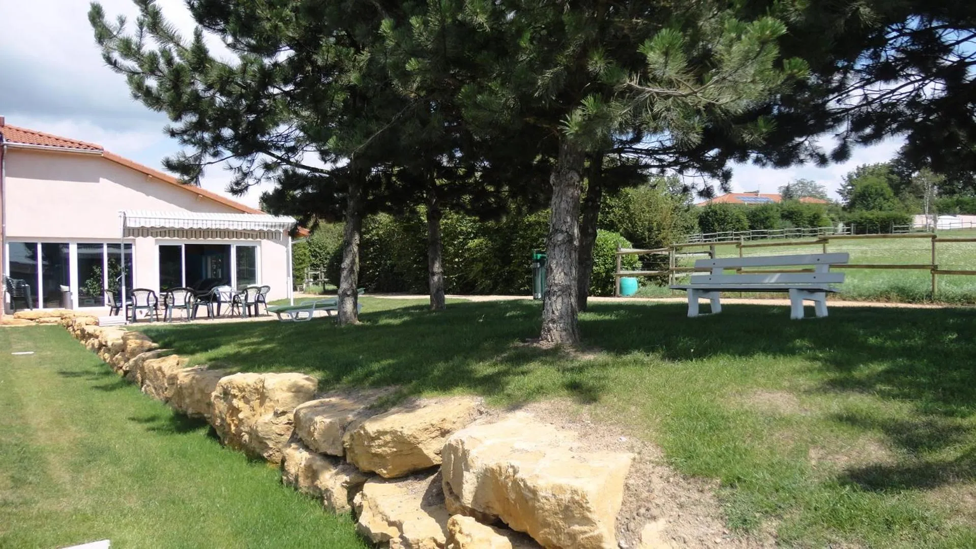 Garden in Hotel Le Chatard