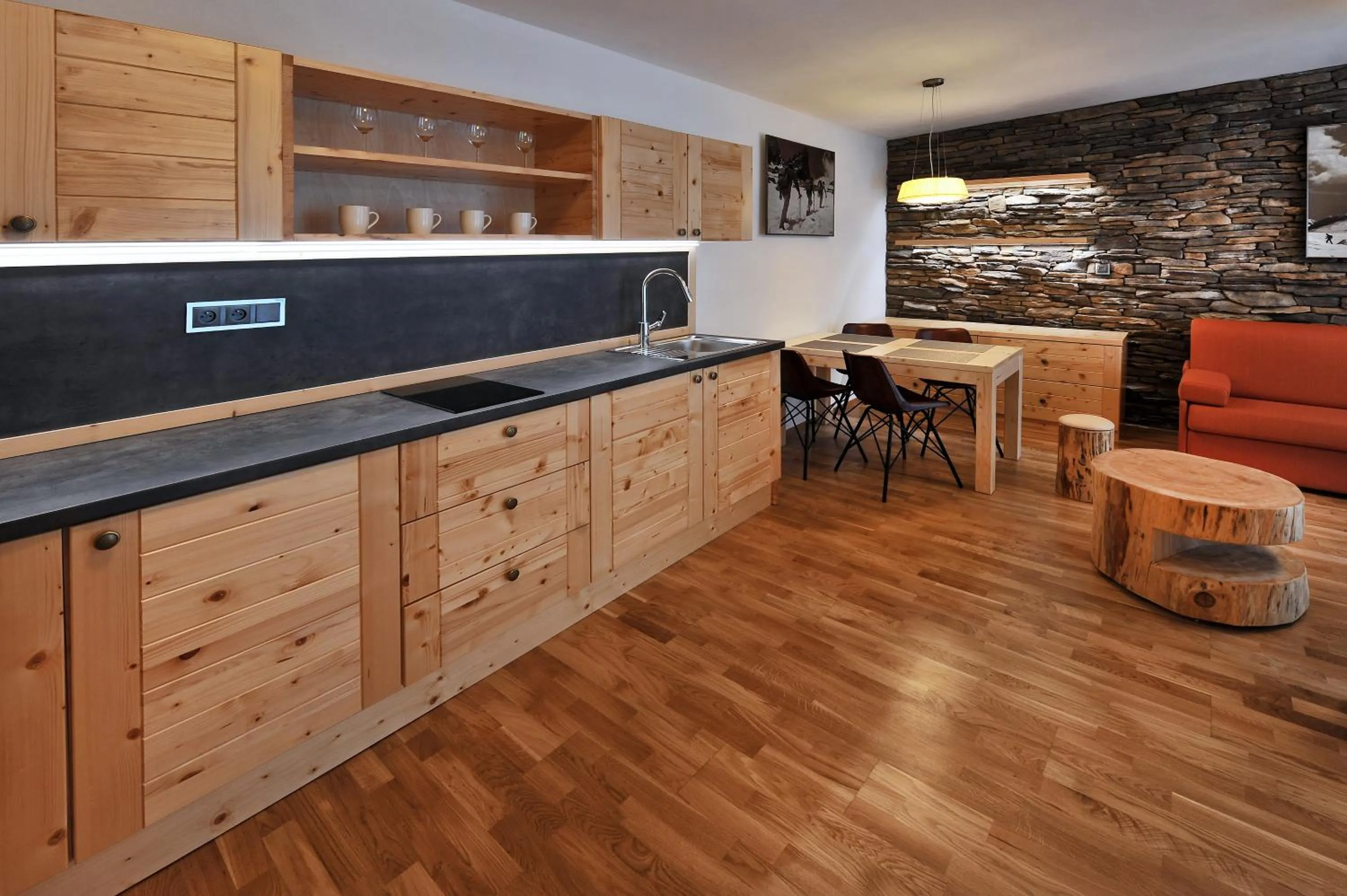 Kitchen or kitchenette in Natur Resort