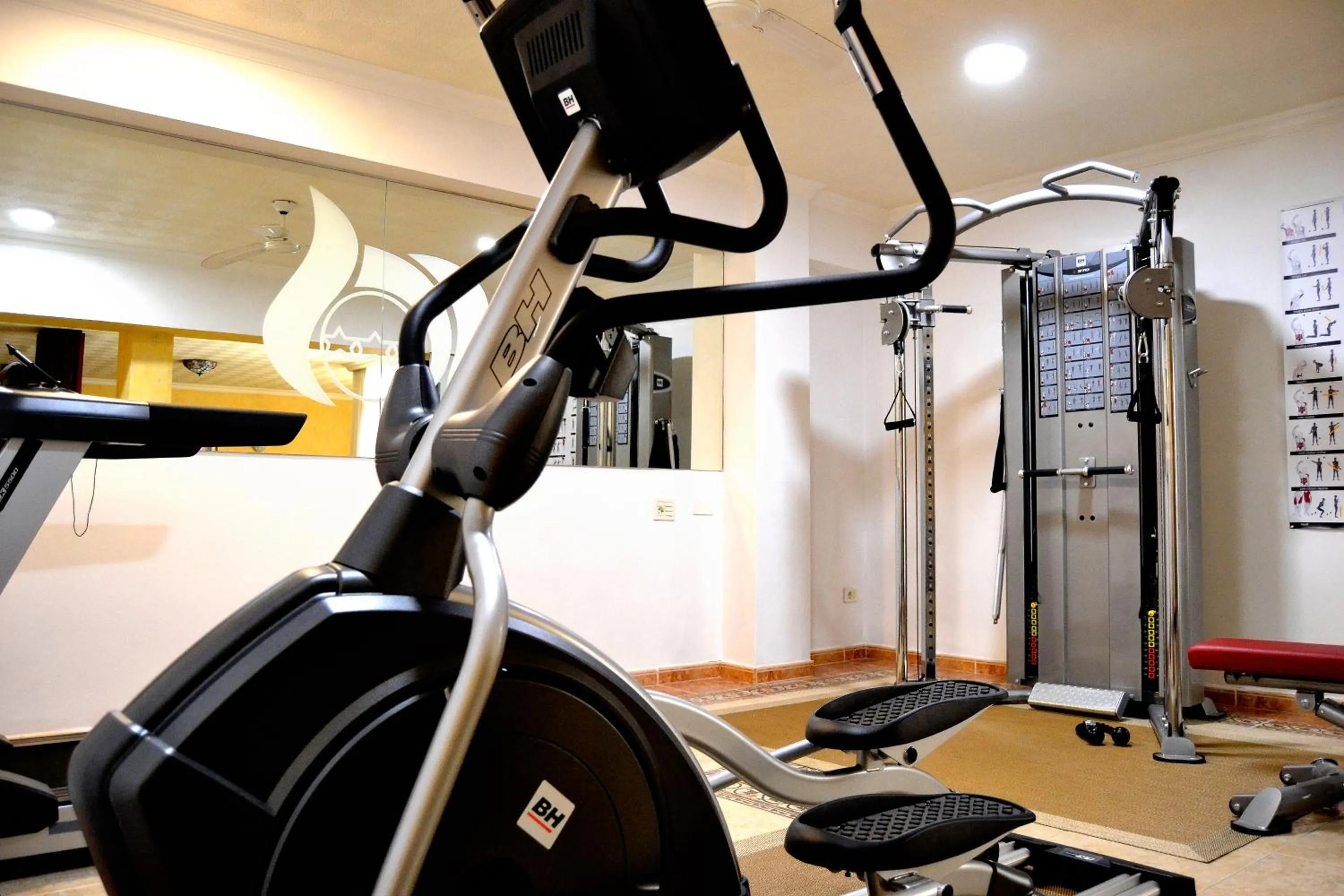 Fitness centre/facilities in Hotel Monopol