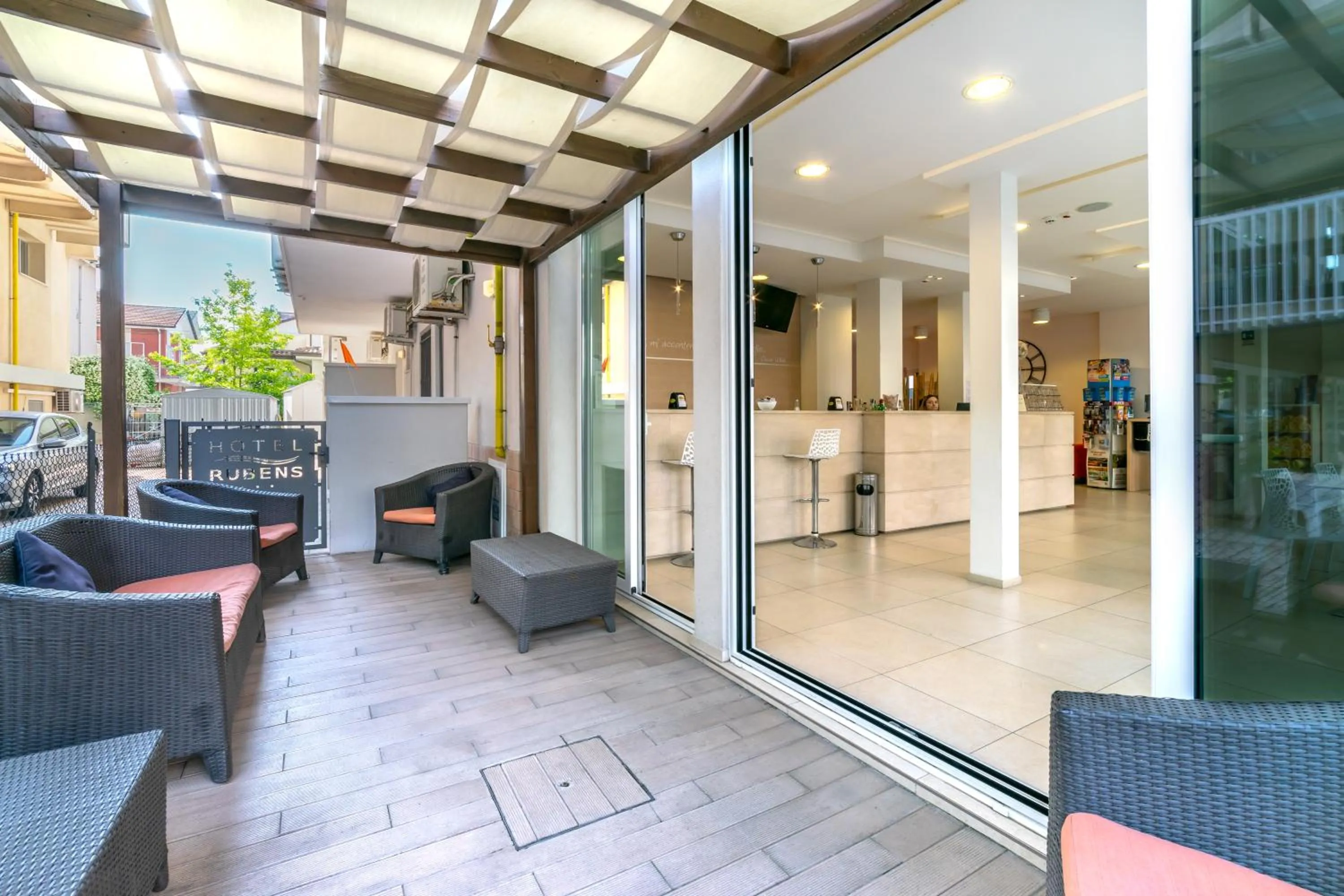 Balcony/Terrace in Hotel Rubens