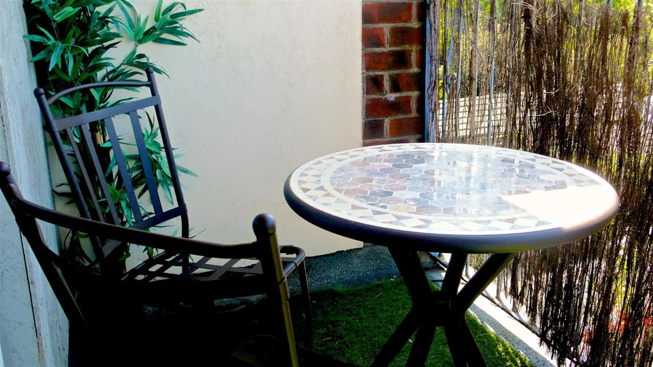 Garden view in Acorn Guest House in Hull