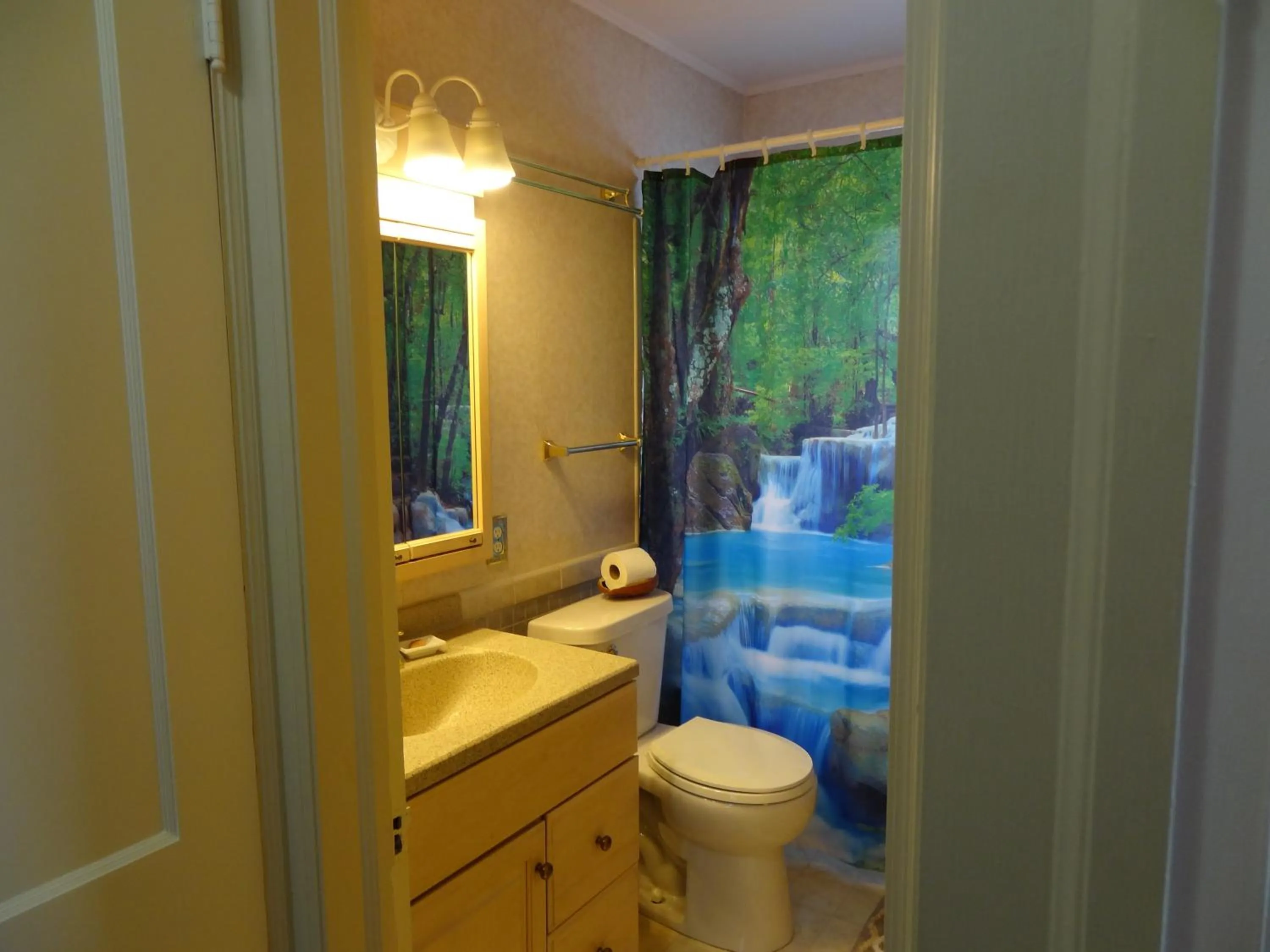 Bathroom in Covered By Faith Rentals -Storybook Home