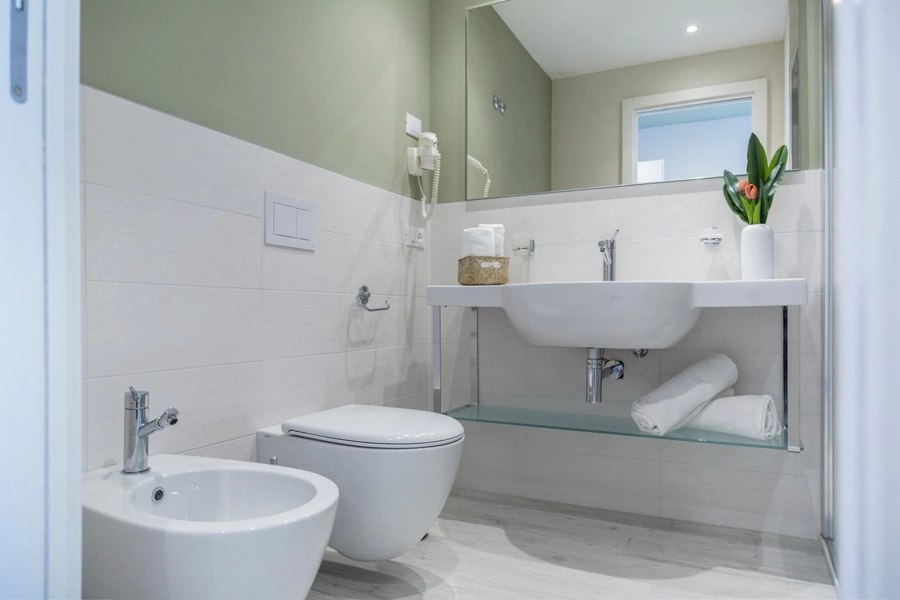 Bathroom in Hotel Amburgo