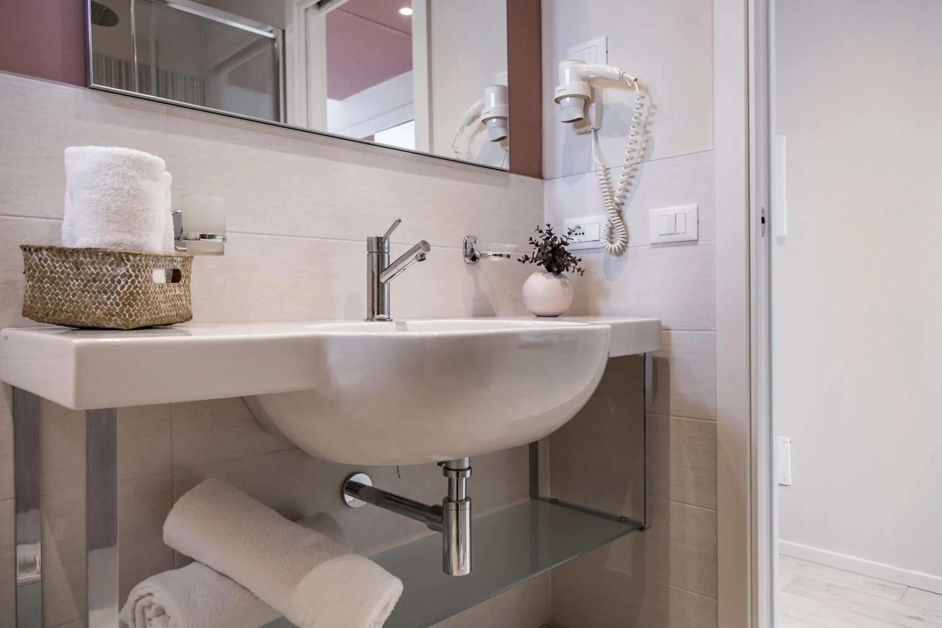 Bathroom in Hotel Amburgo