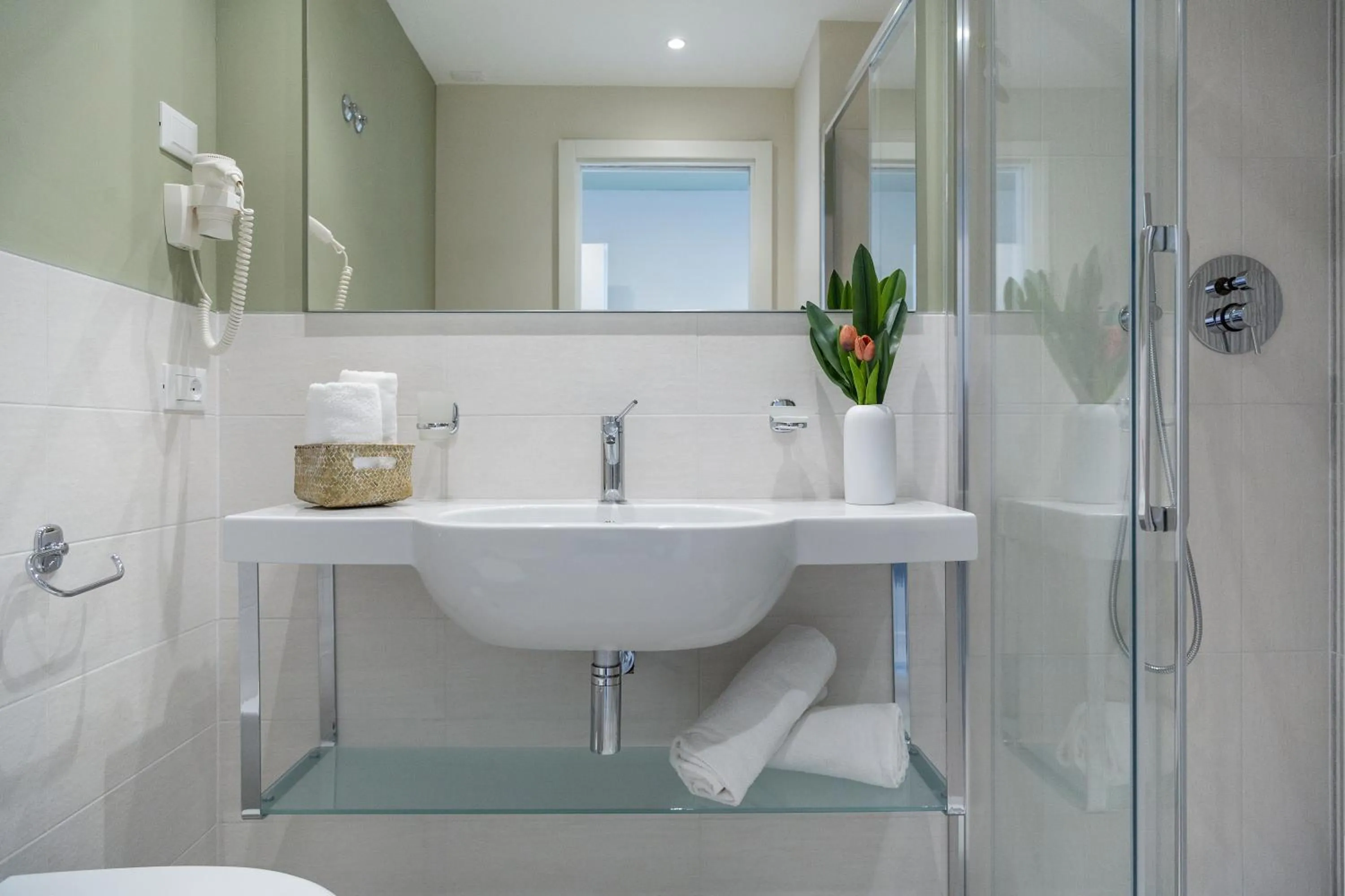 Bathroom in Hotel Amburgo