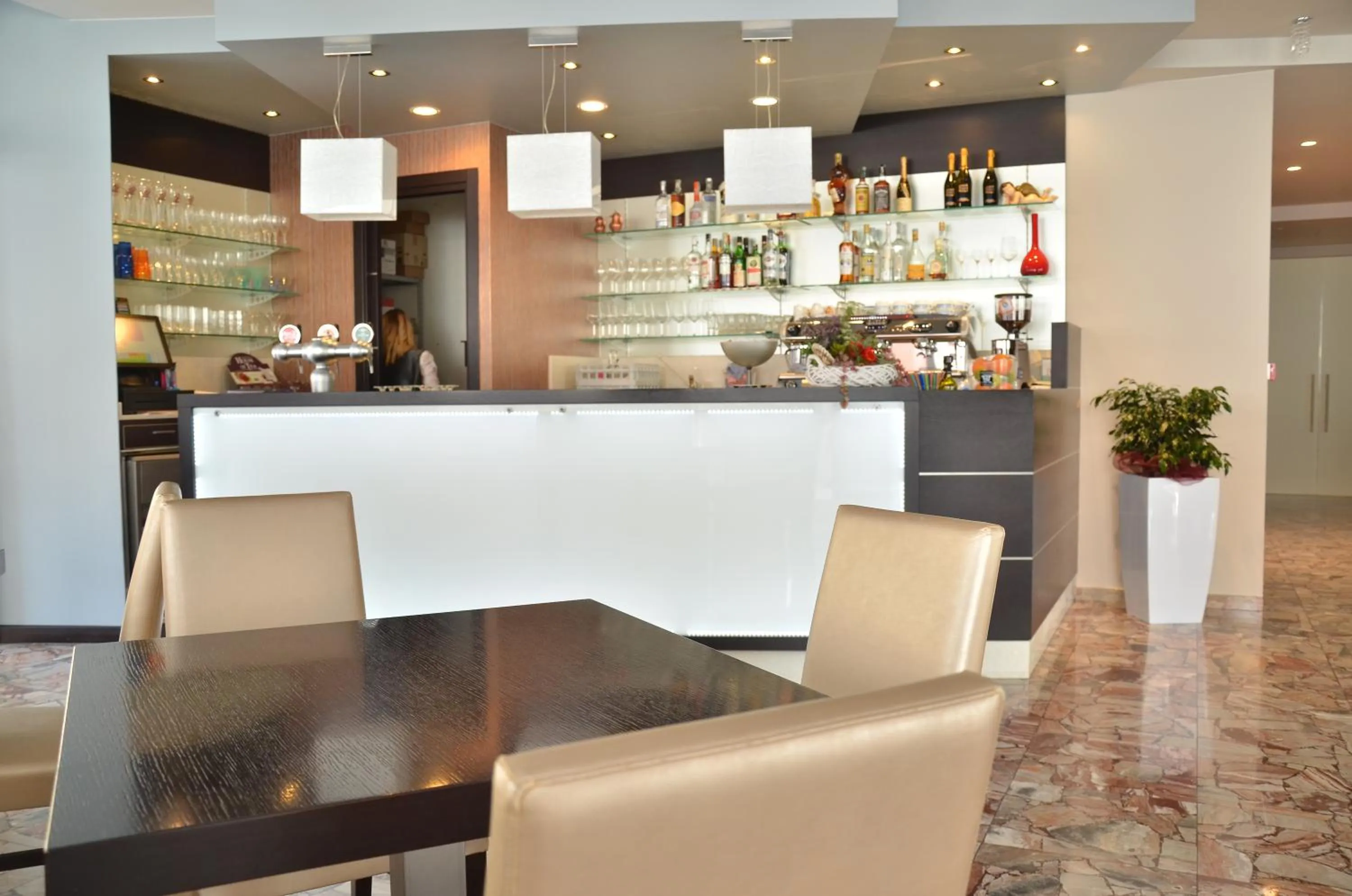 Lounge or bar in Hotel Amburgo
