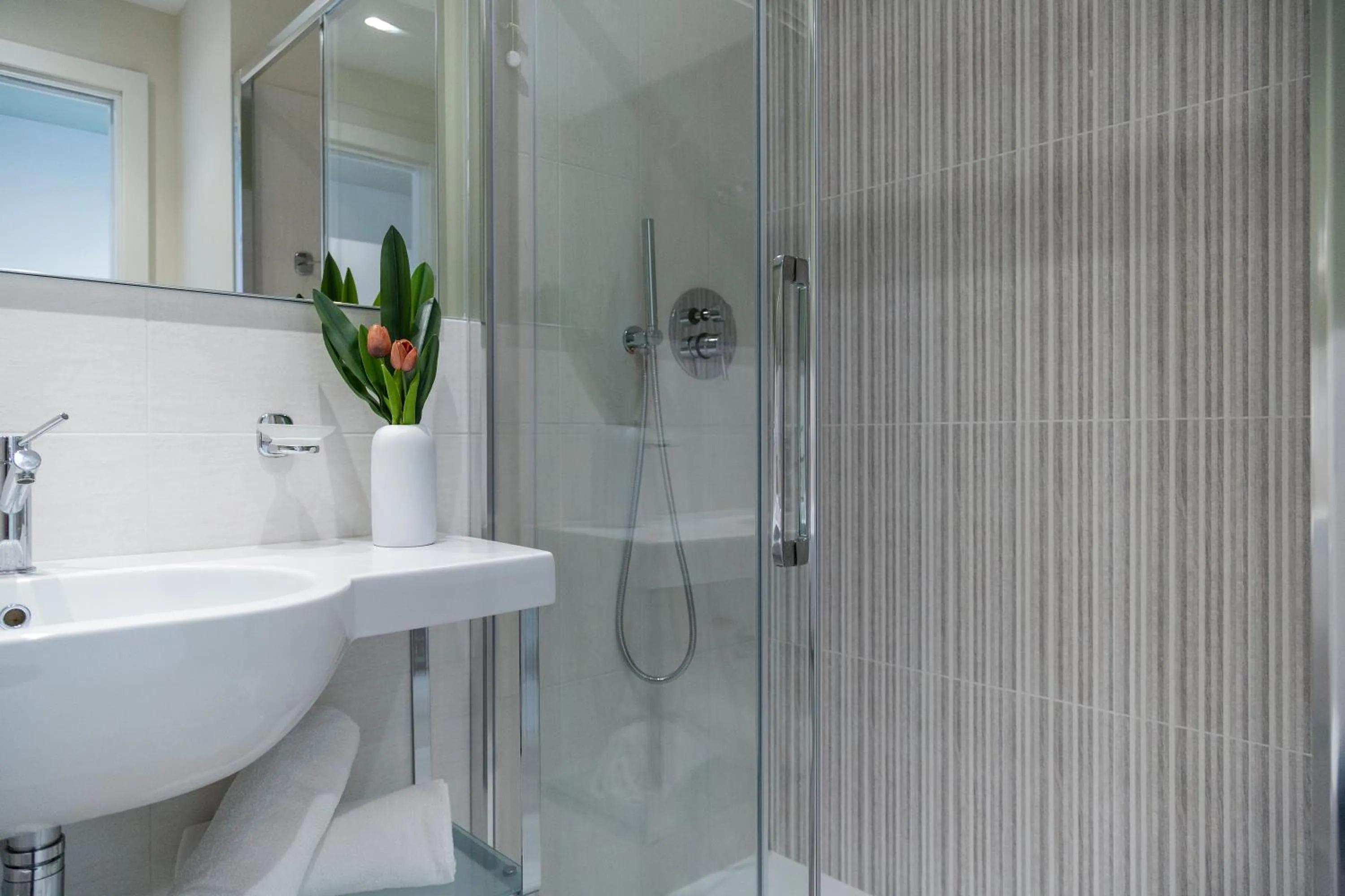 Shower in Hotel Amburgo