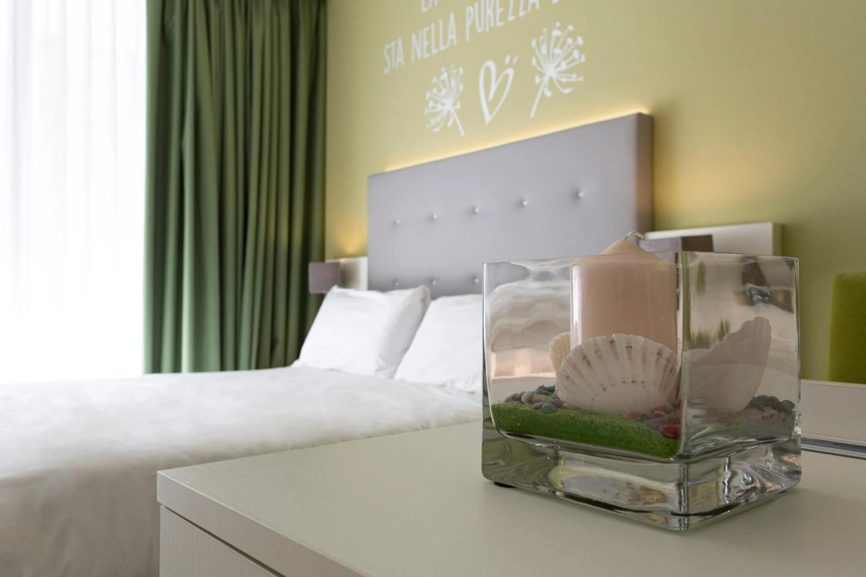 Bed in Hotel Amburgo