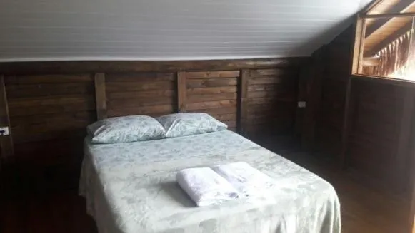 Bed in Pousada Rancho do Nhesko
