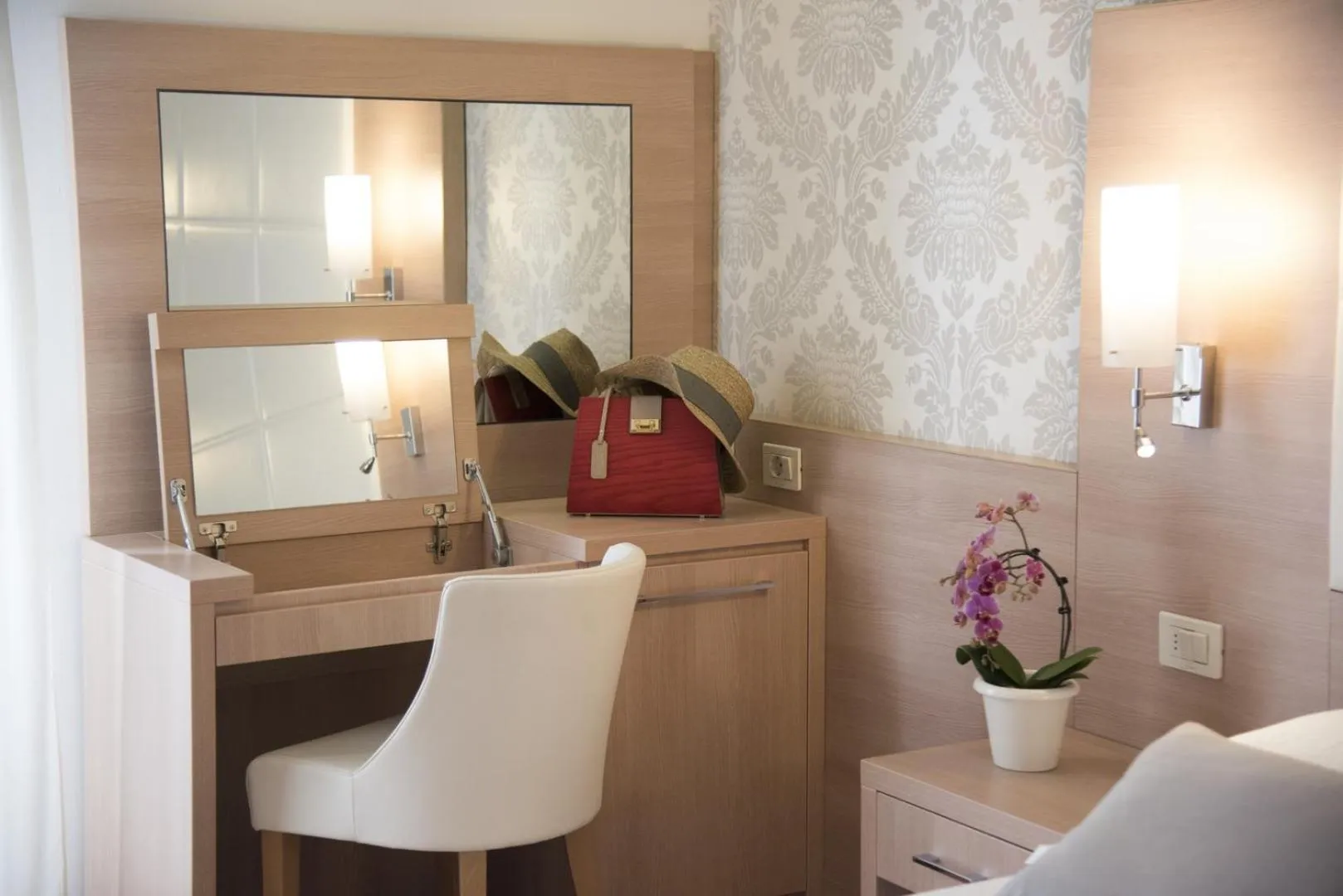 Decorative detail in Michelangelo Cesenatico