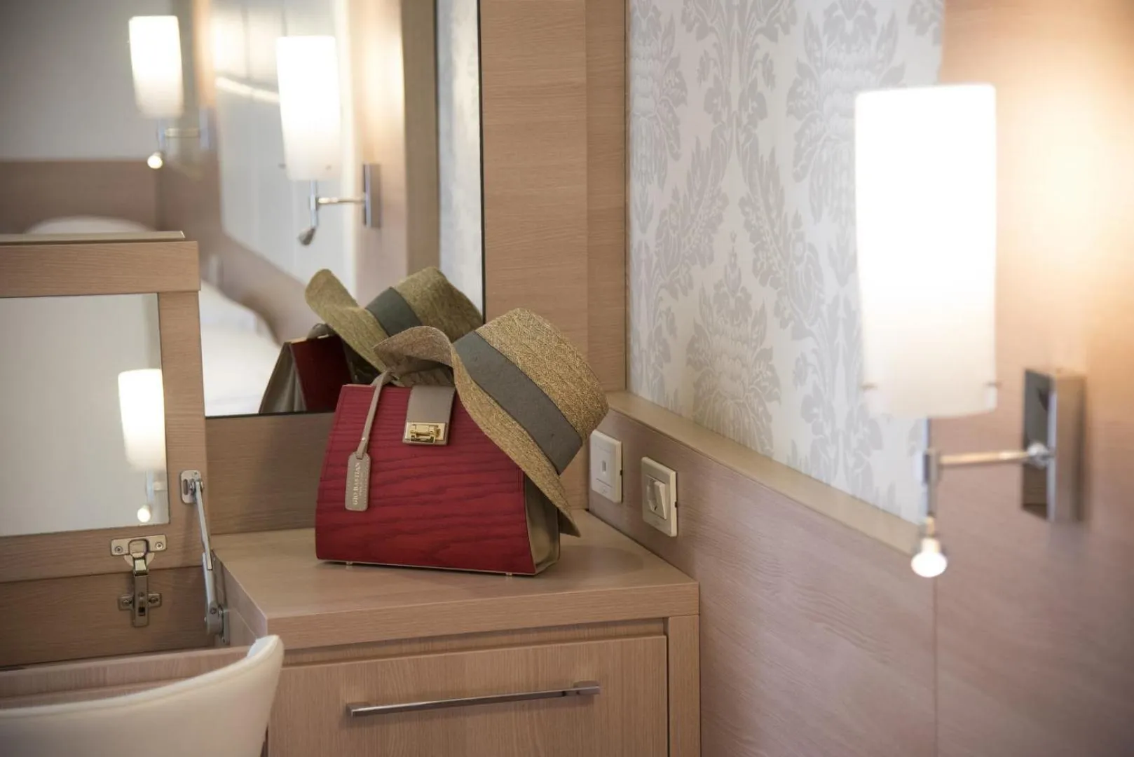 Decorative detail in Michelangelo Cesenatico