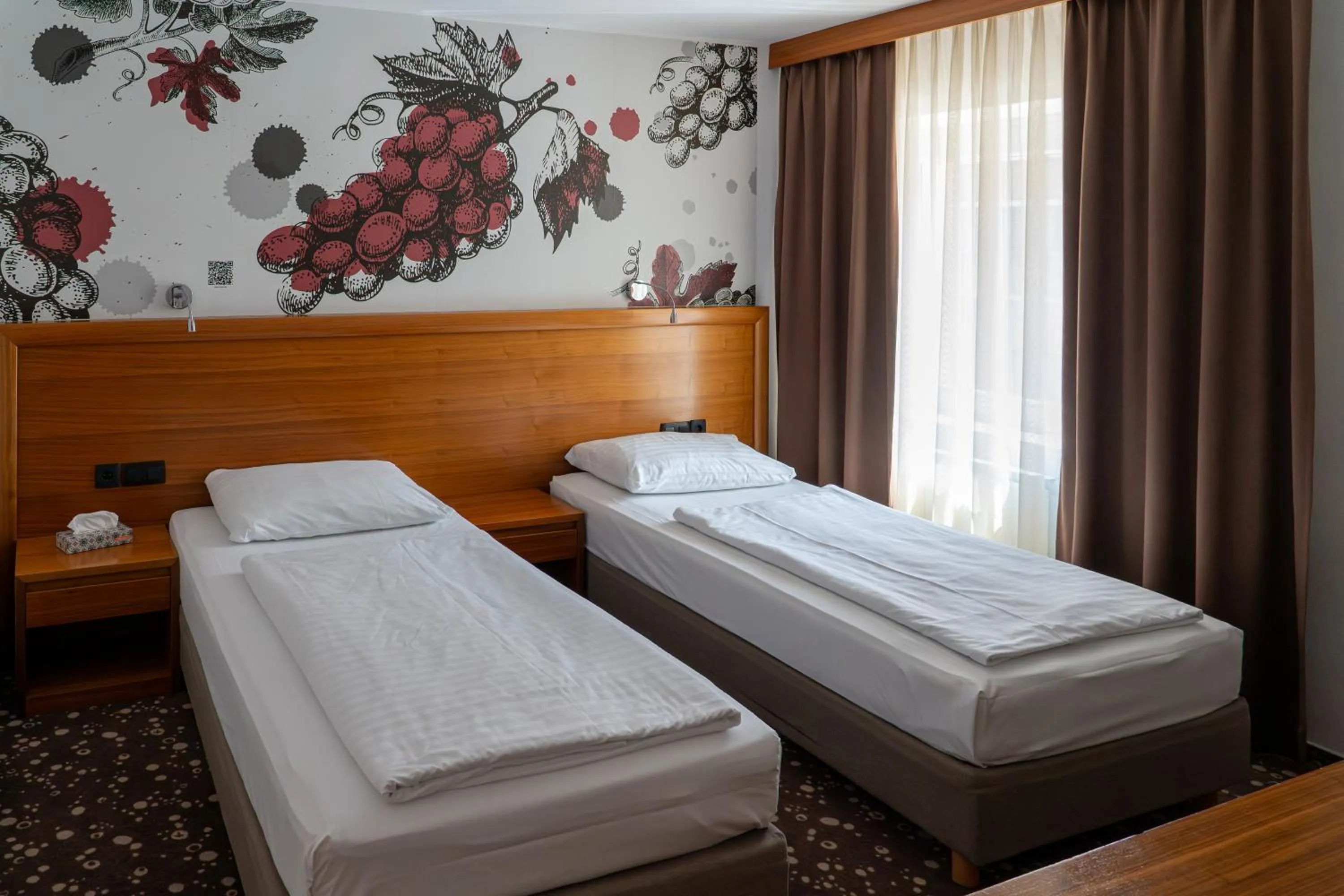 Bed in Hotel Piramida