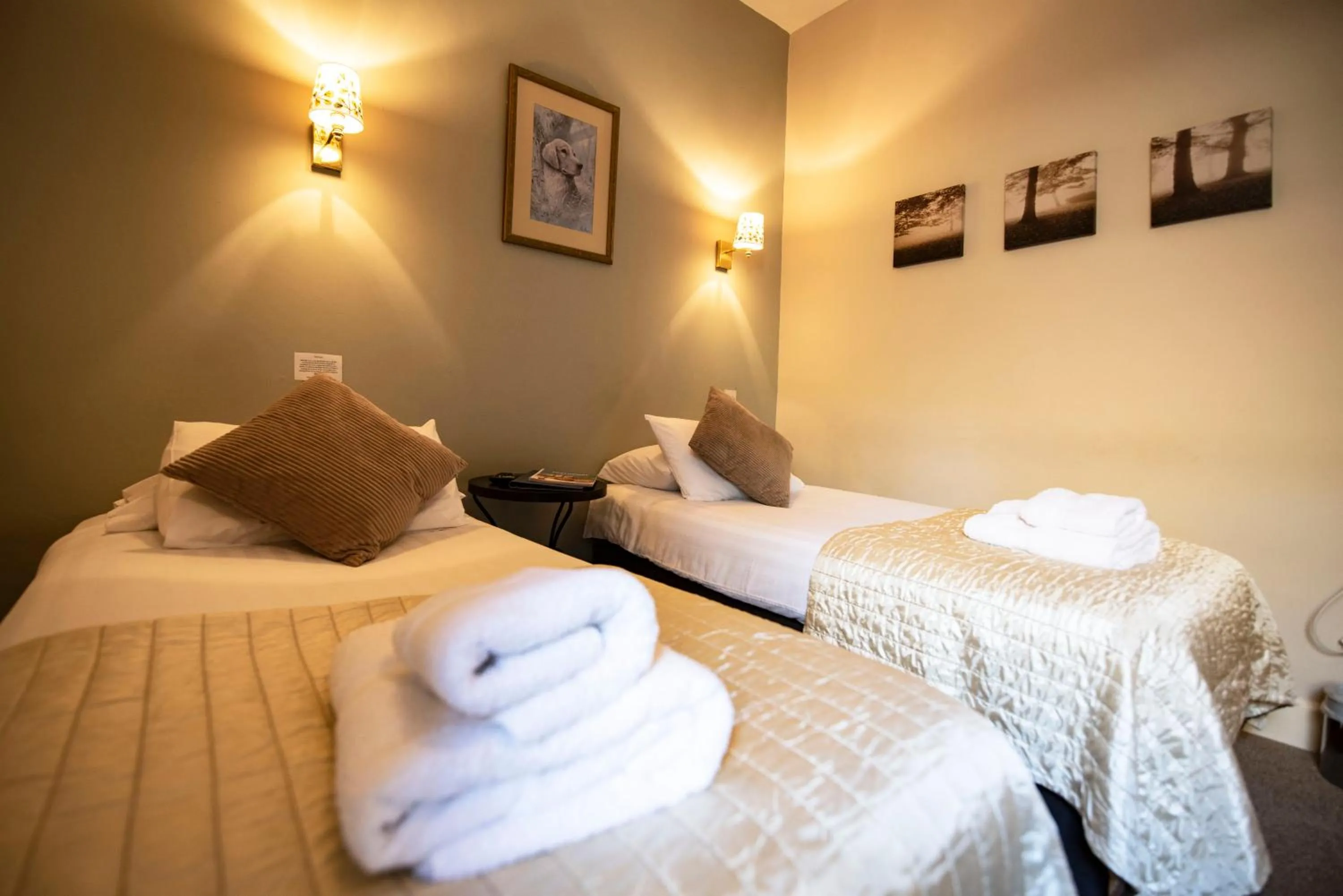 Bed in The Kirkmichael Hotel