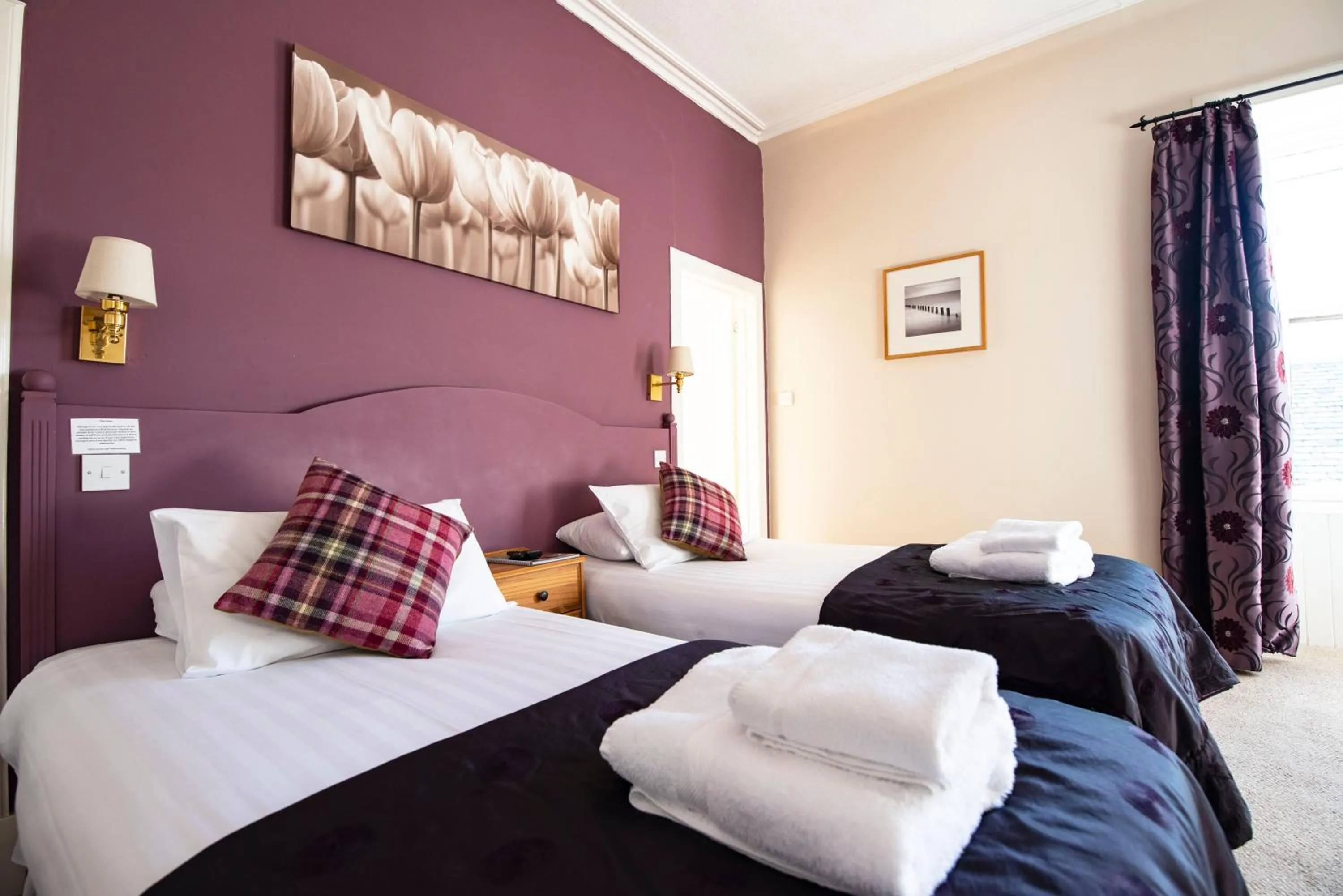 Bed in The Kirkmichael Hotel