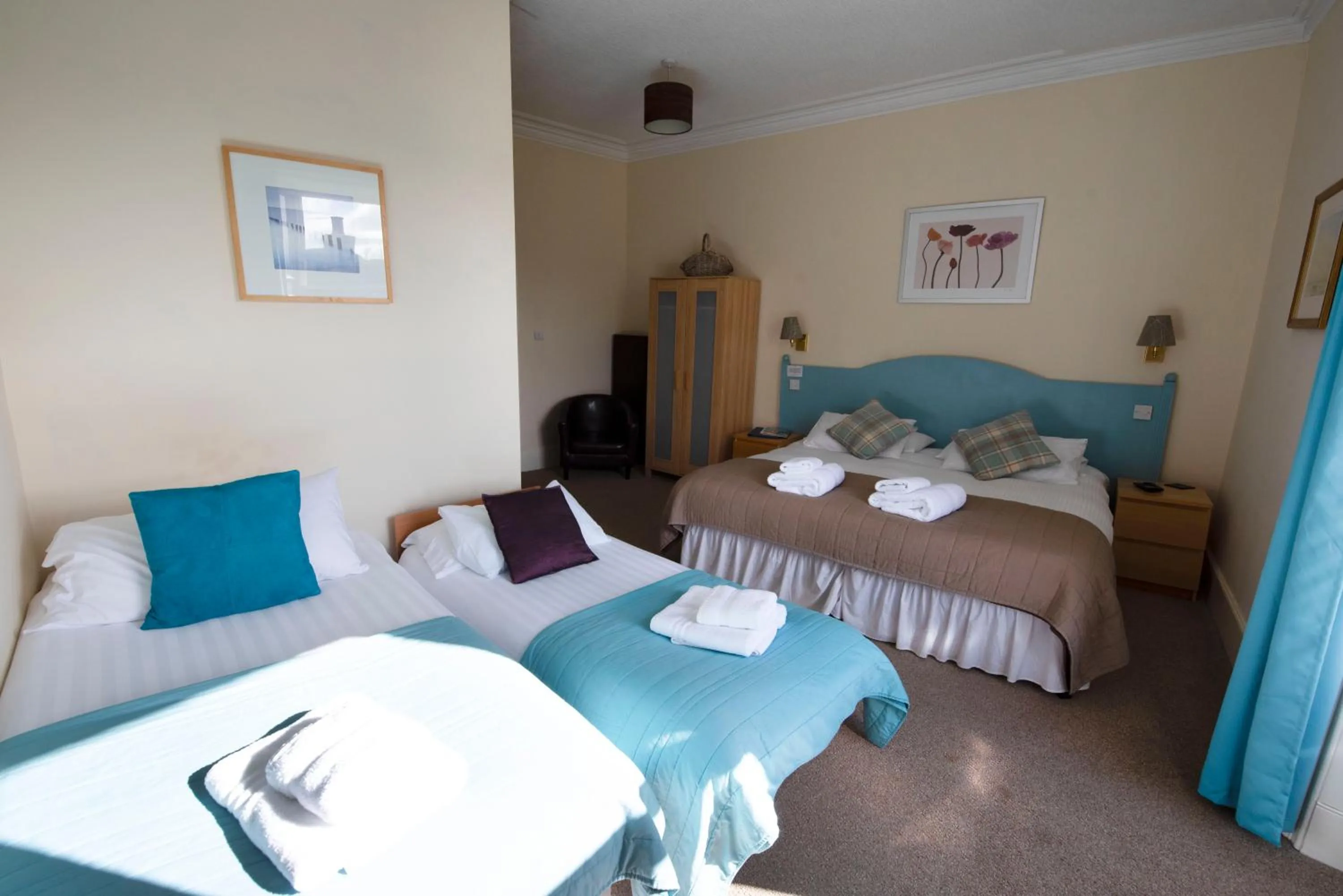 Bed in The Kirkmichael Hotel