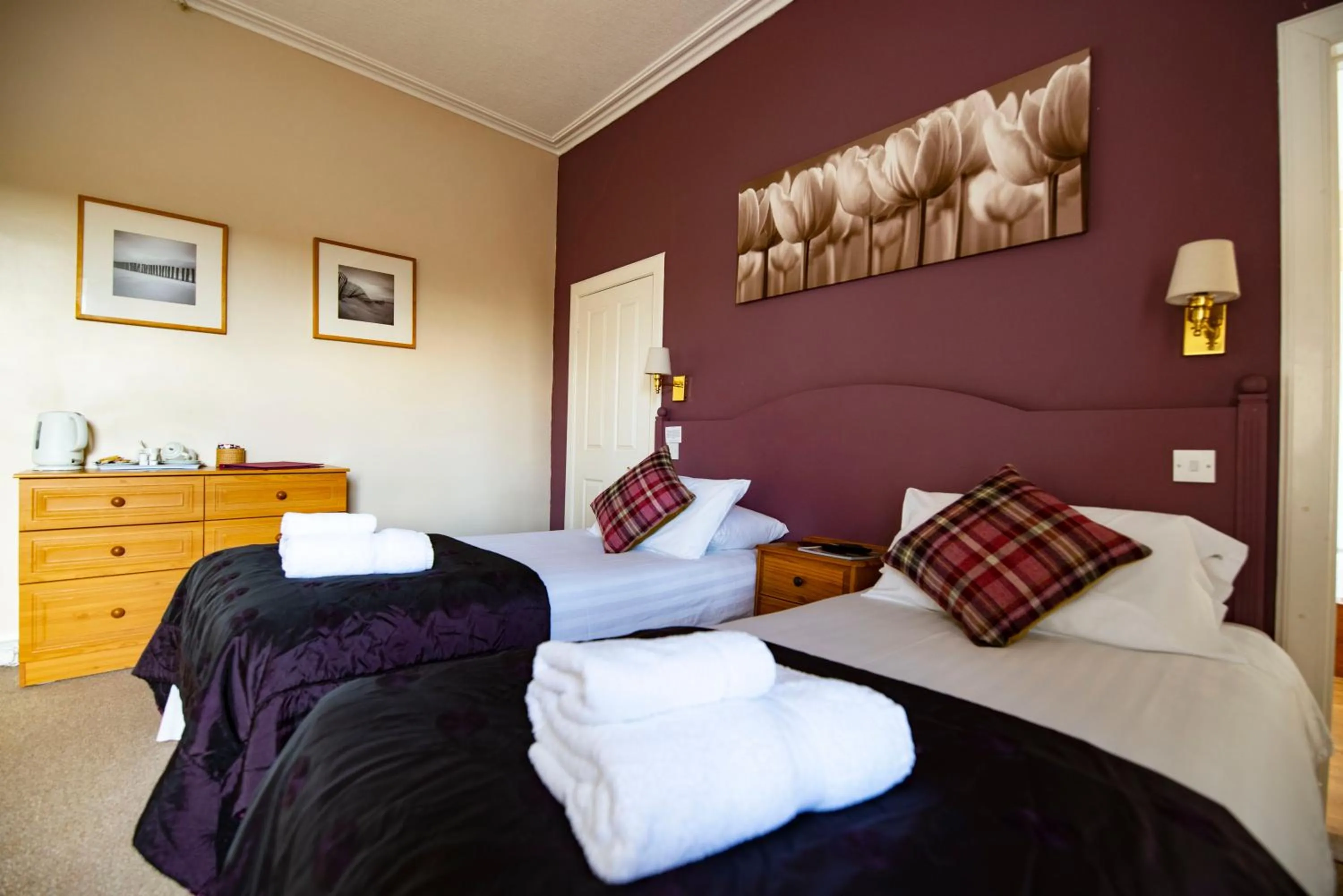 Bed in The Kirkmichael Hotel