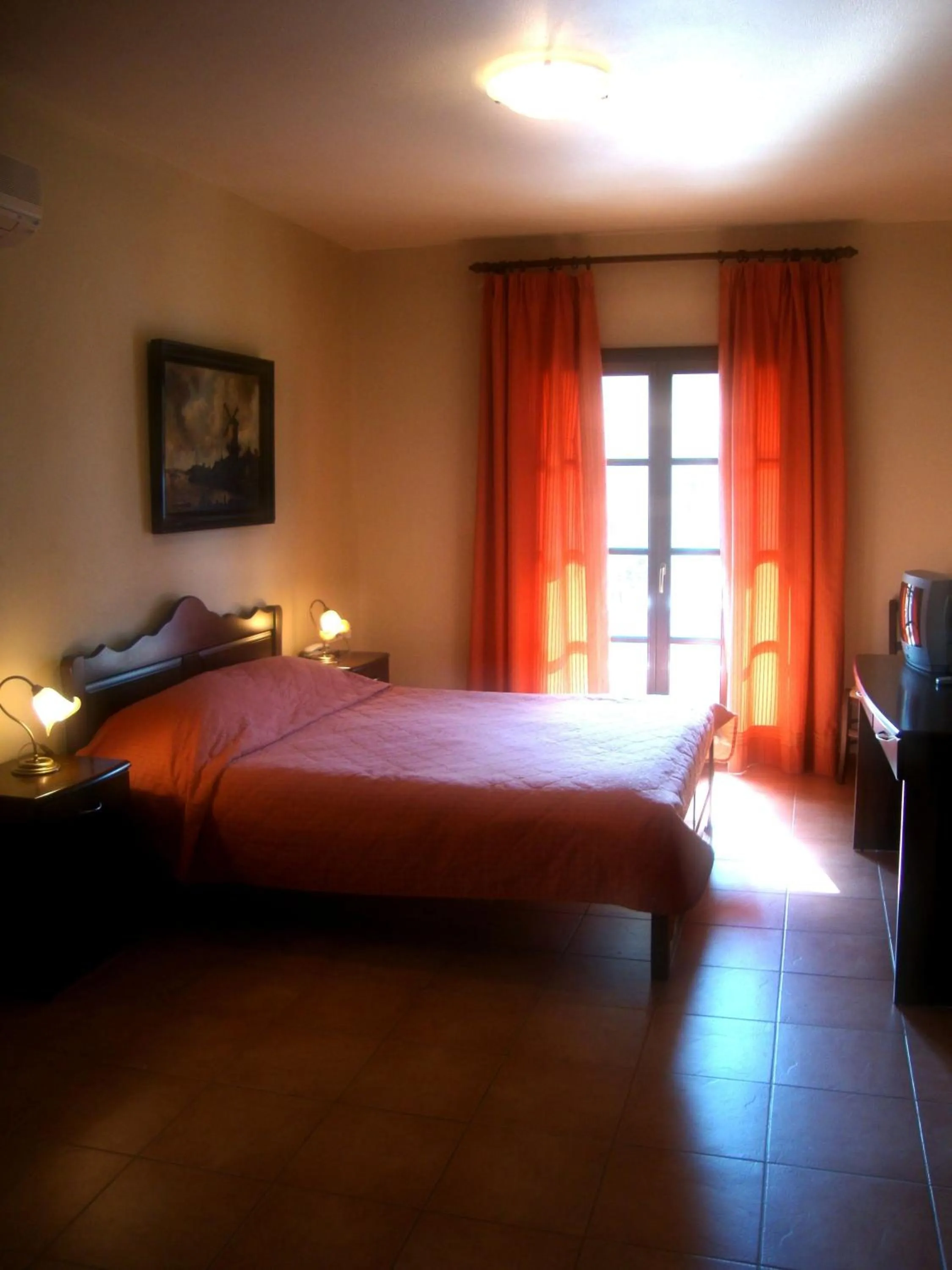 Bed in Enalion Hotel