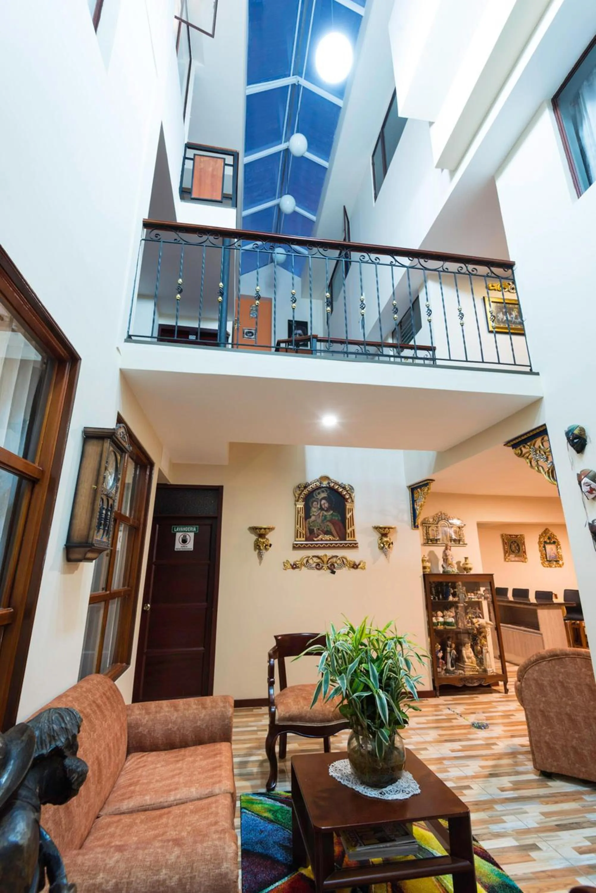 Patio in Hotel Francés La Maison