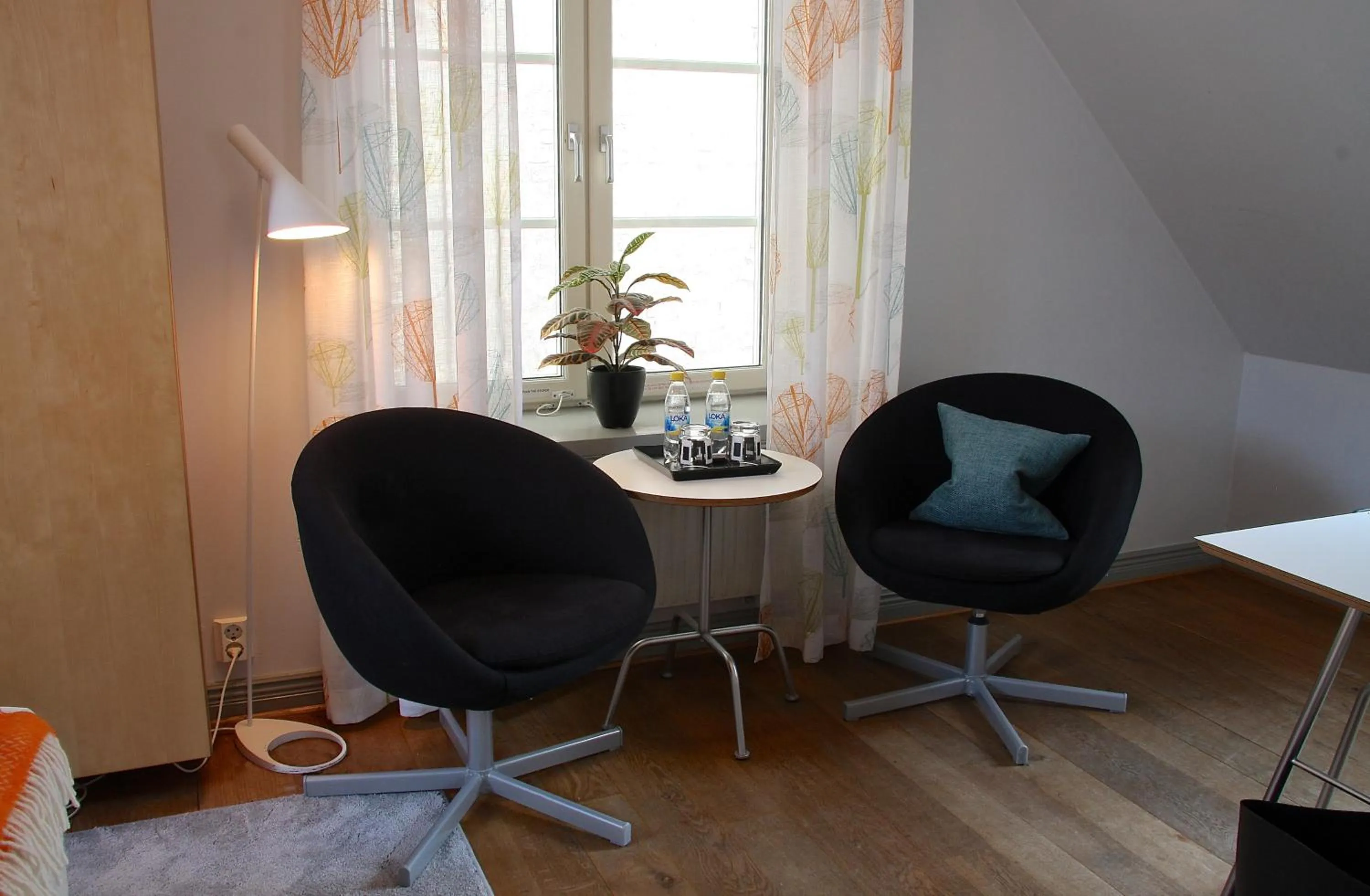 Seating area in Hotell Oskar