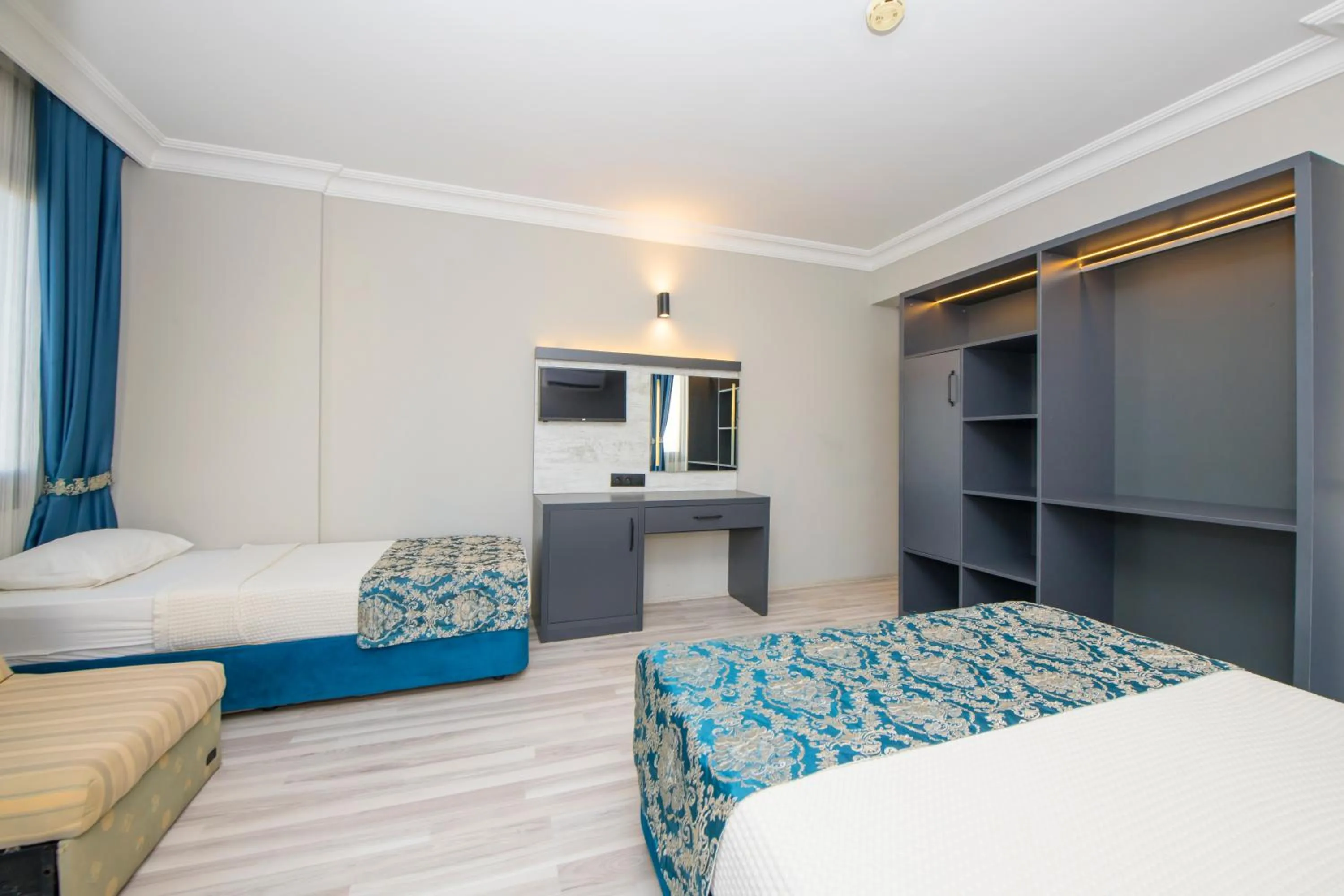 Bed in Golden Moon Hotel