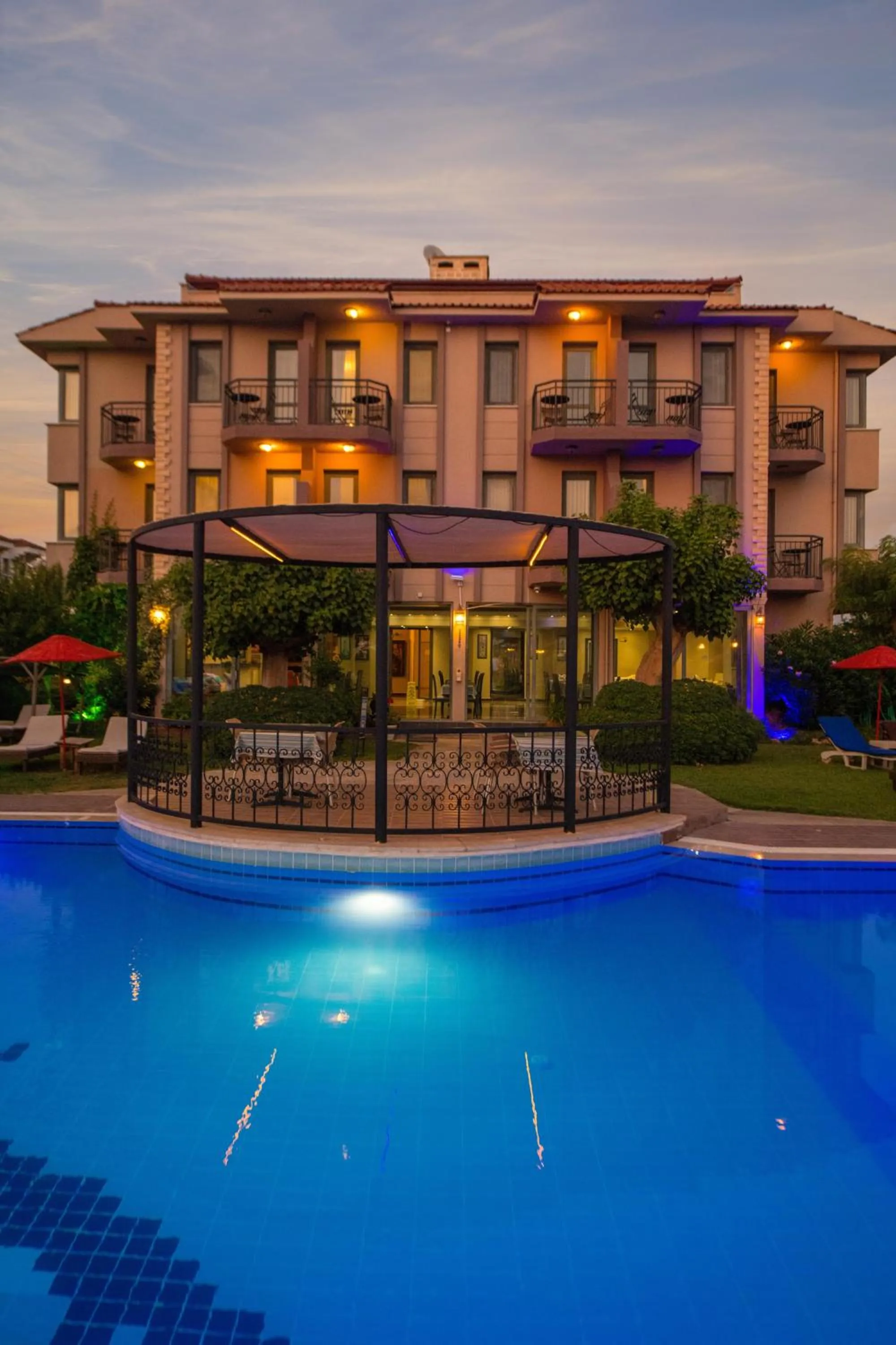 Property building in Golden Moon Hotel