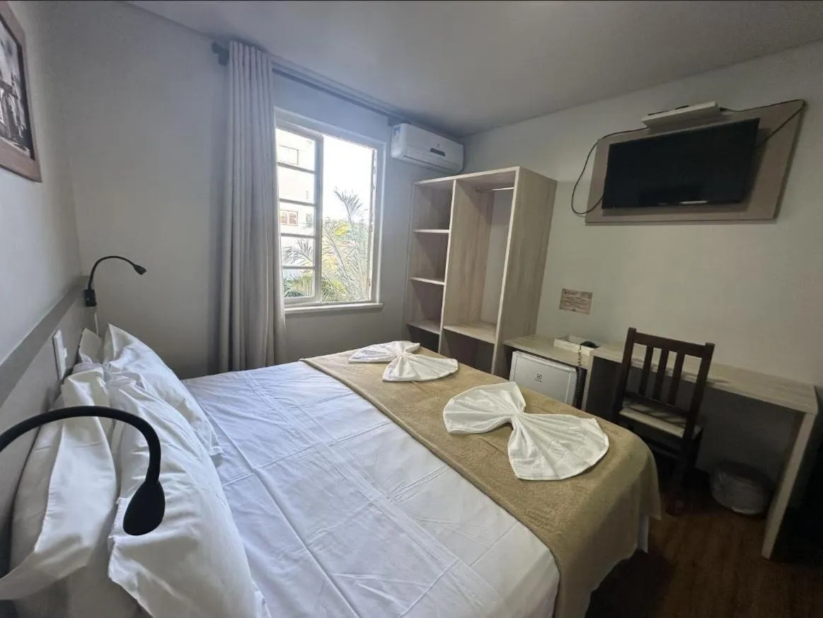 Bed in Pousada Casarão Schmidt