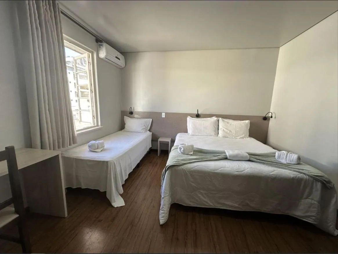 Bed in Pousada Casarão Schmidt