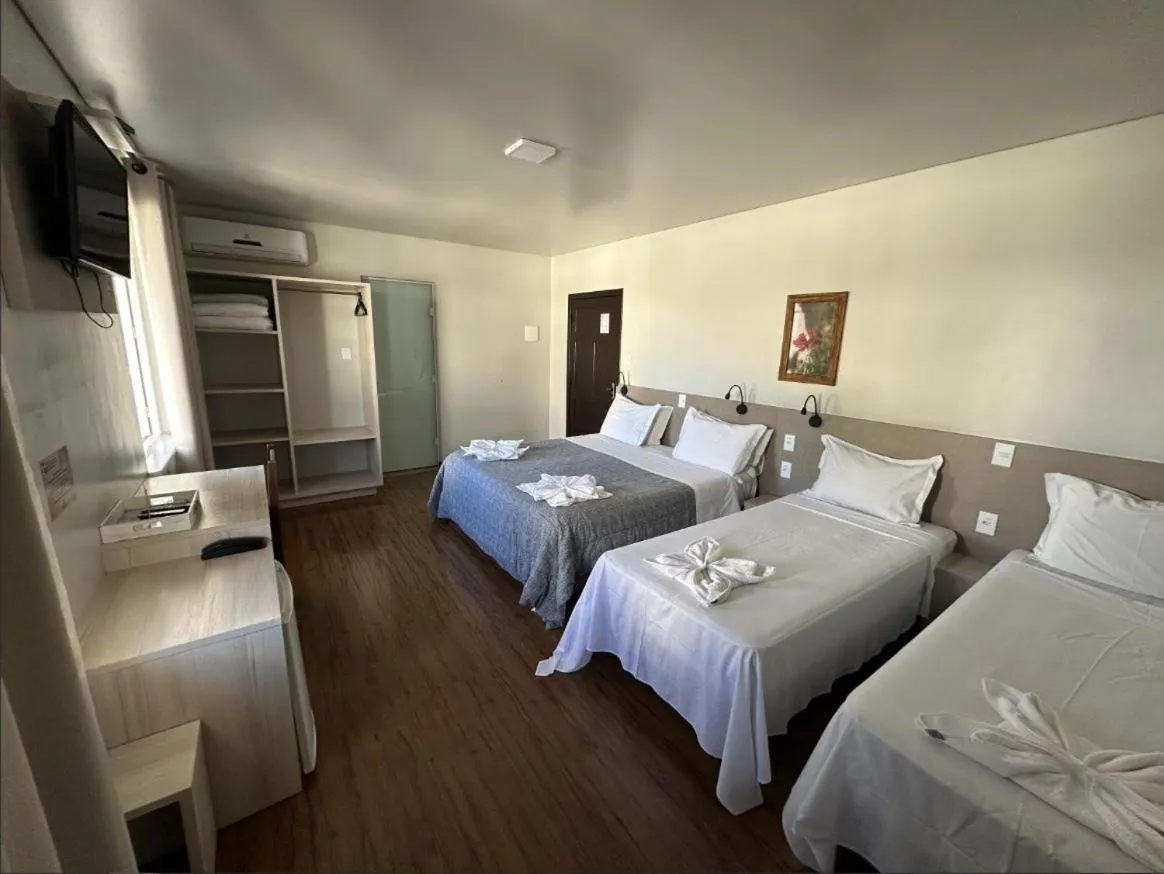 Bed in Pousada Casarão Schmidt