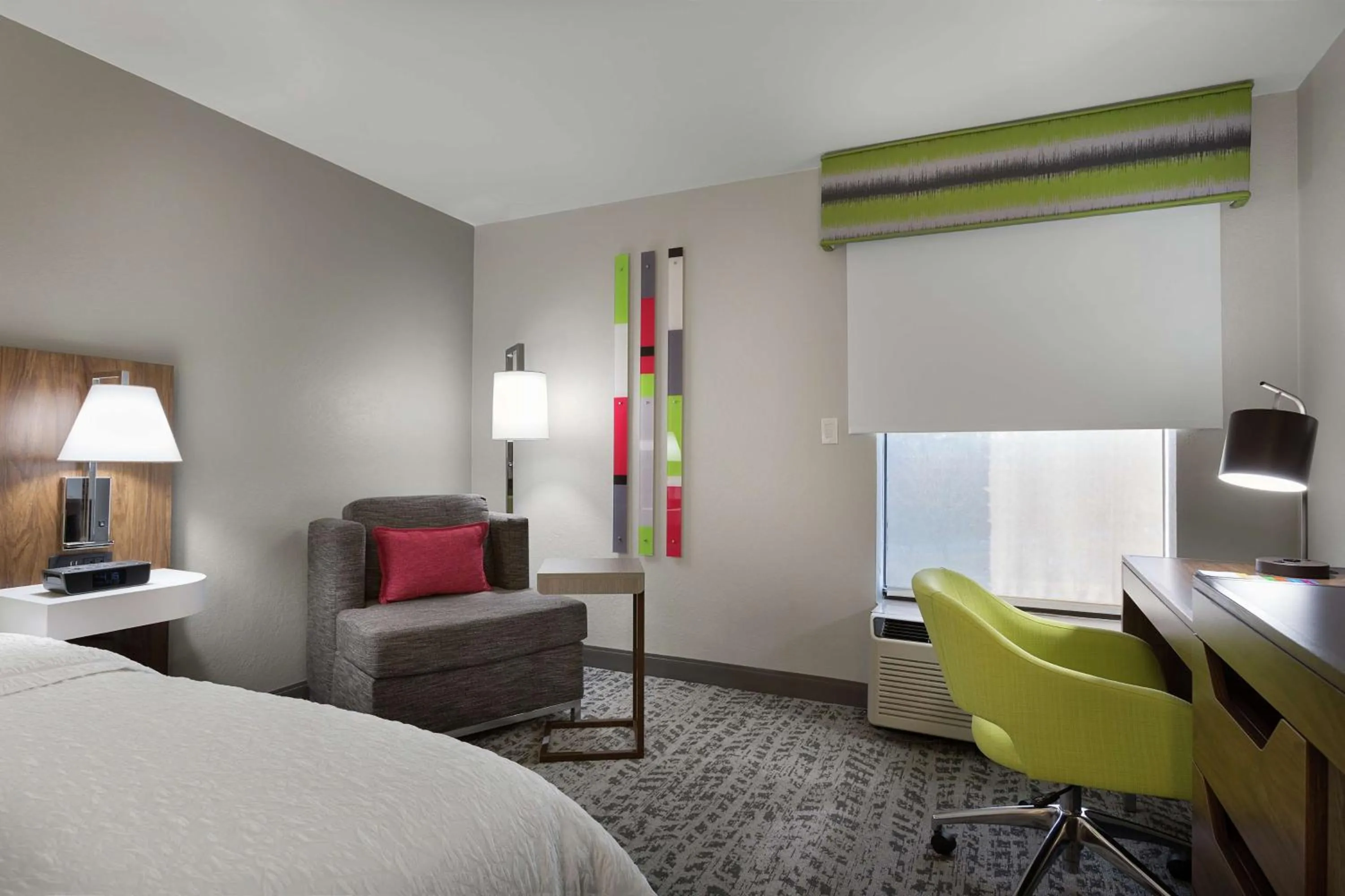 Bedroom, Bed in Hampton Inn Greenville/Travelers Rest