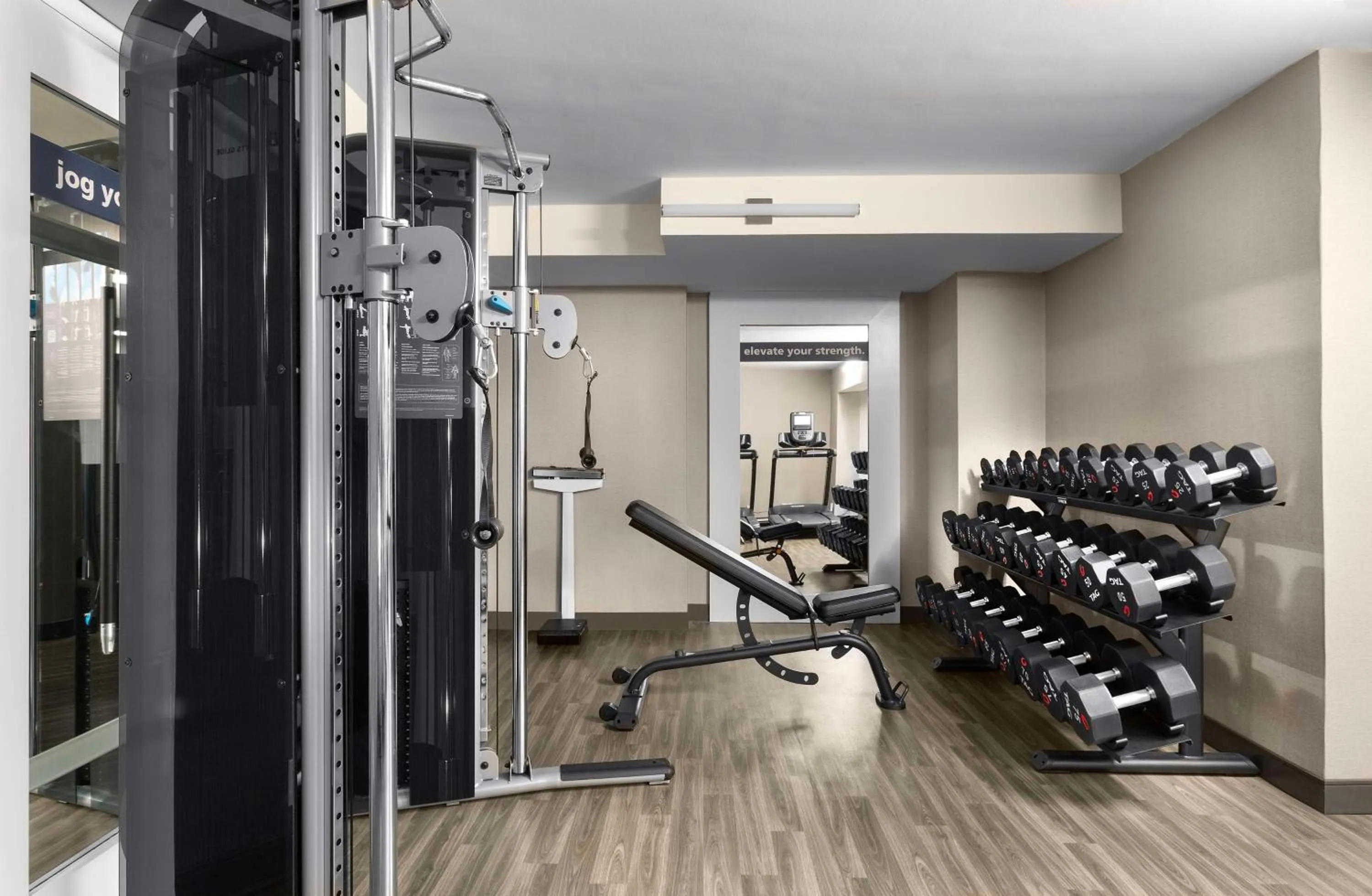 Fitness centre/facilities in Hampton Inn Greenville/Travelers Rest