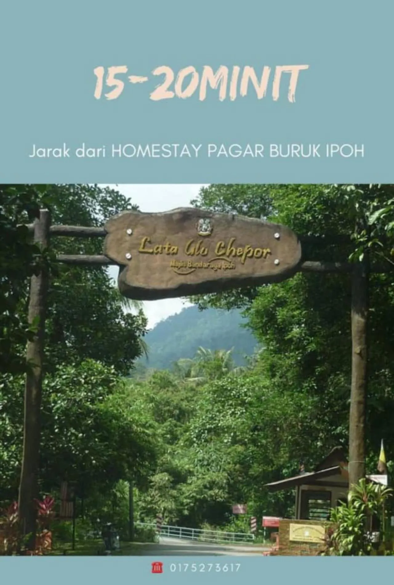 Natural landscape in Homestay Pagar Buruk Ipoh