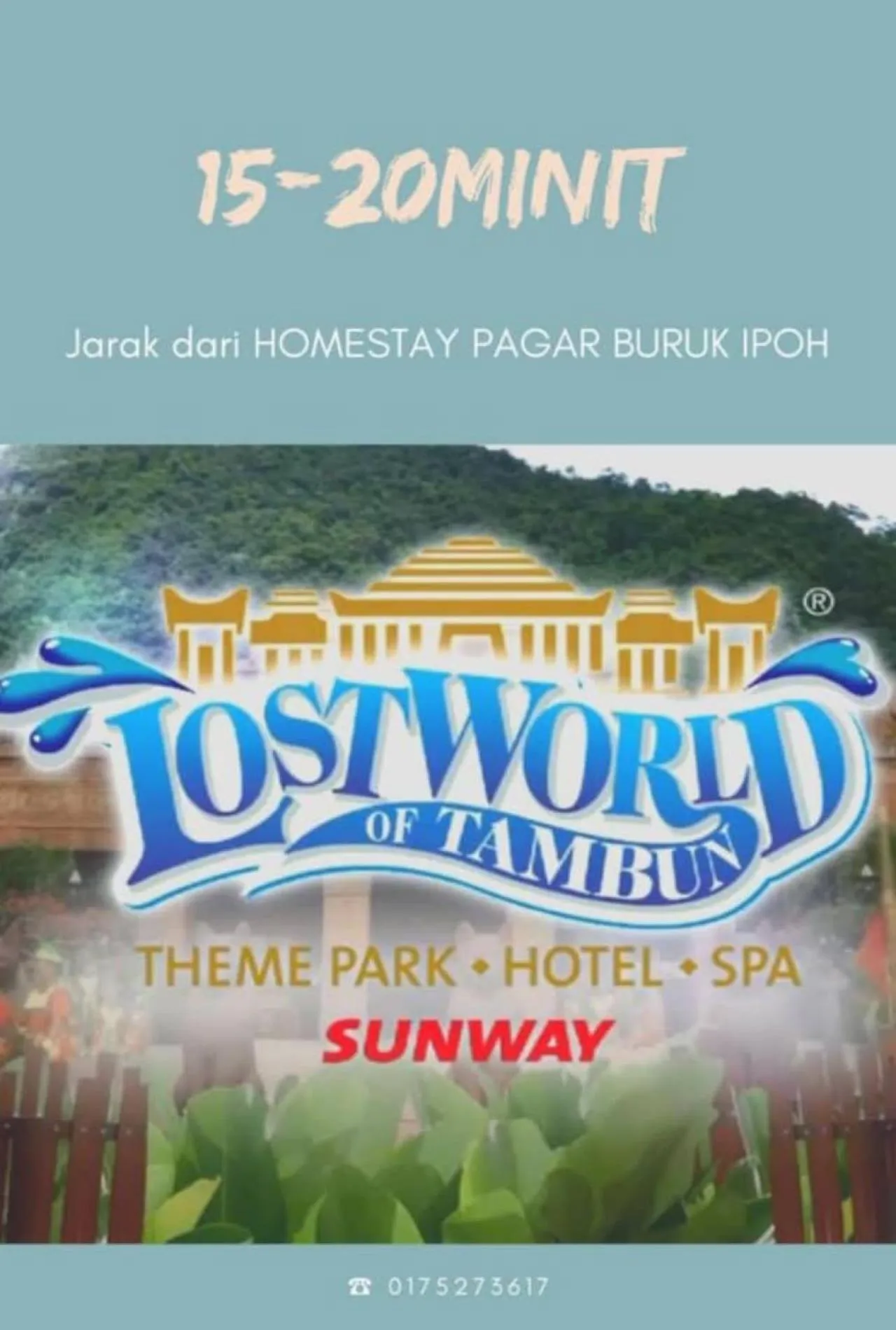 Aqua park in Homestay Pagar Buruk Ipoh