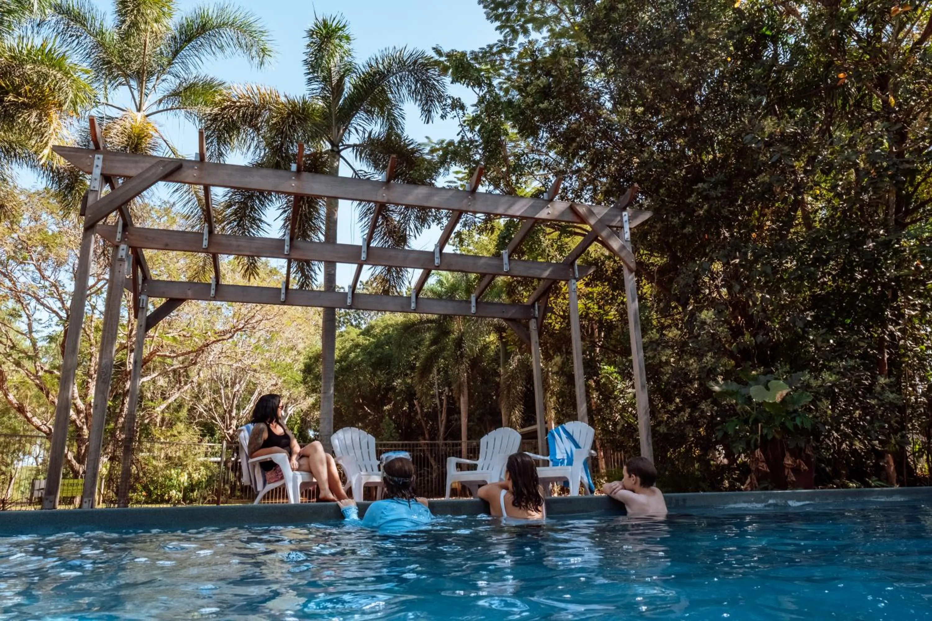 Swimming pool in Litchfield Tourist Park
