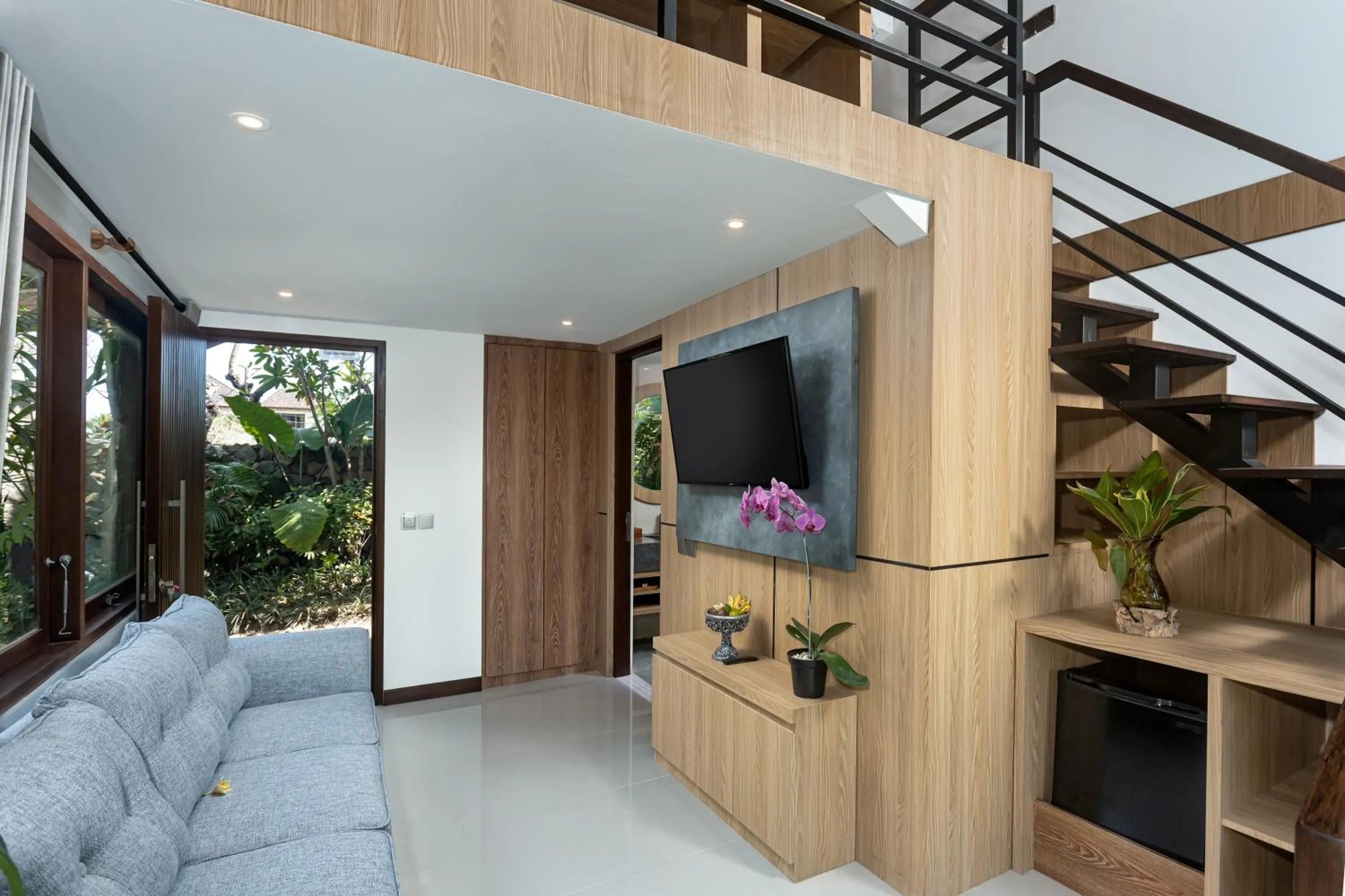 Living room in Candy Villa by GenuineHost