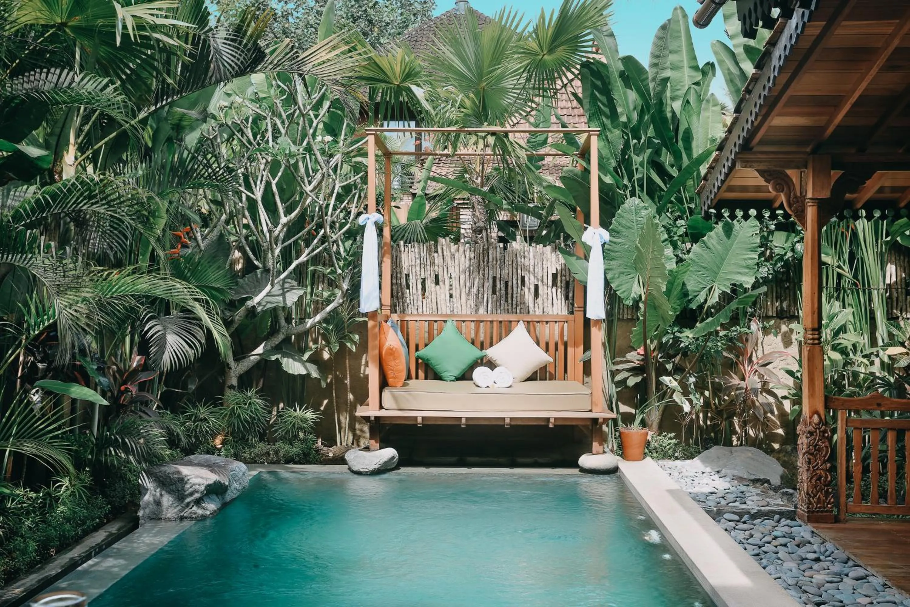 Swimming pool in Candy Villa by GenuineHost