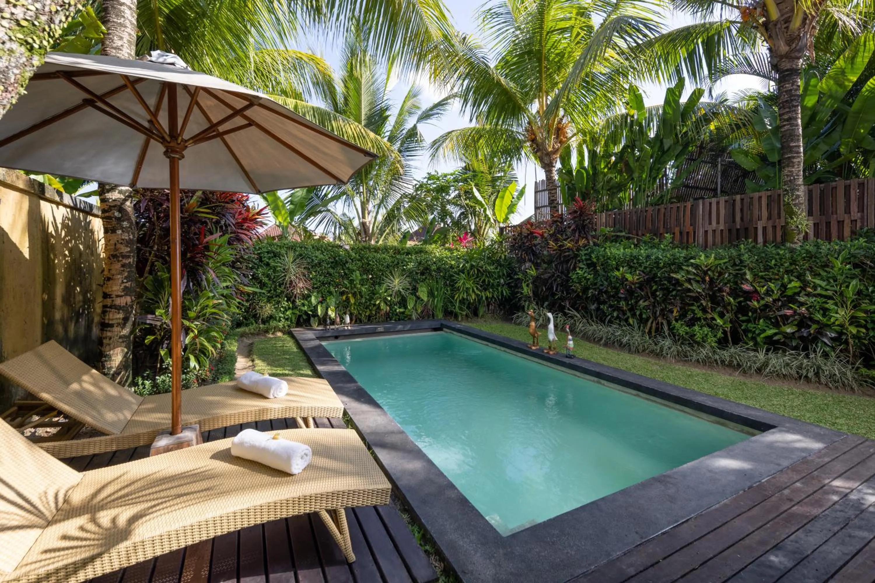 Pool view in Candy Villa by GenuineHost