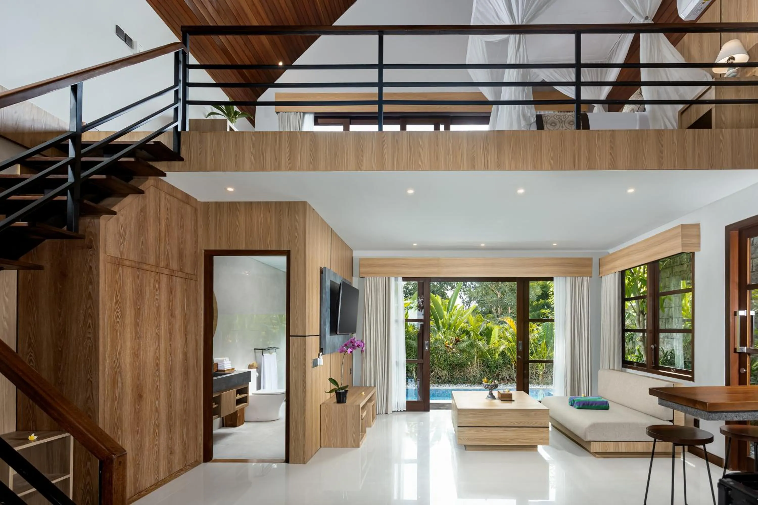 Living room in Candy Villa by GenuineHost