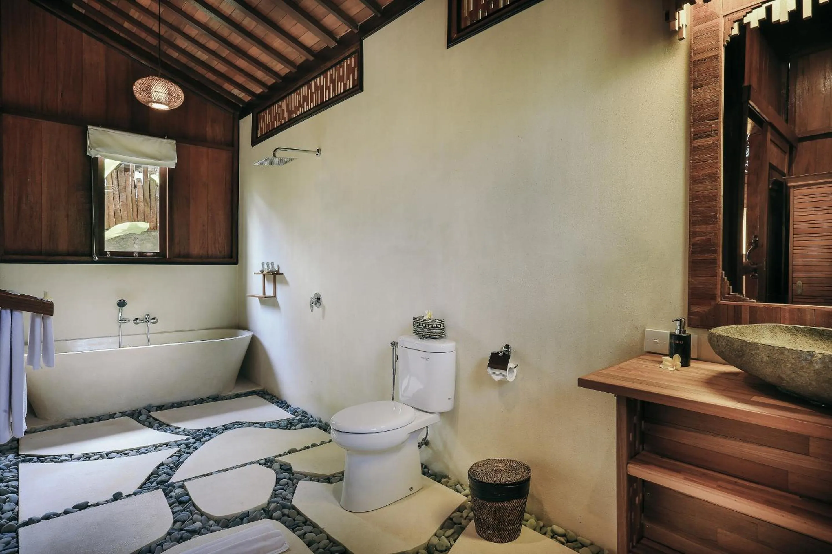 Bathroom in Candy Villa by GenuineHost