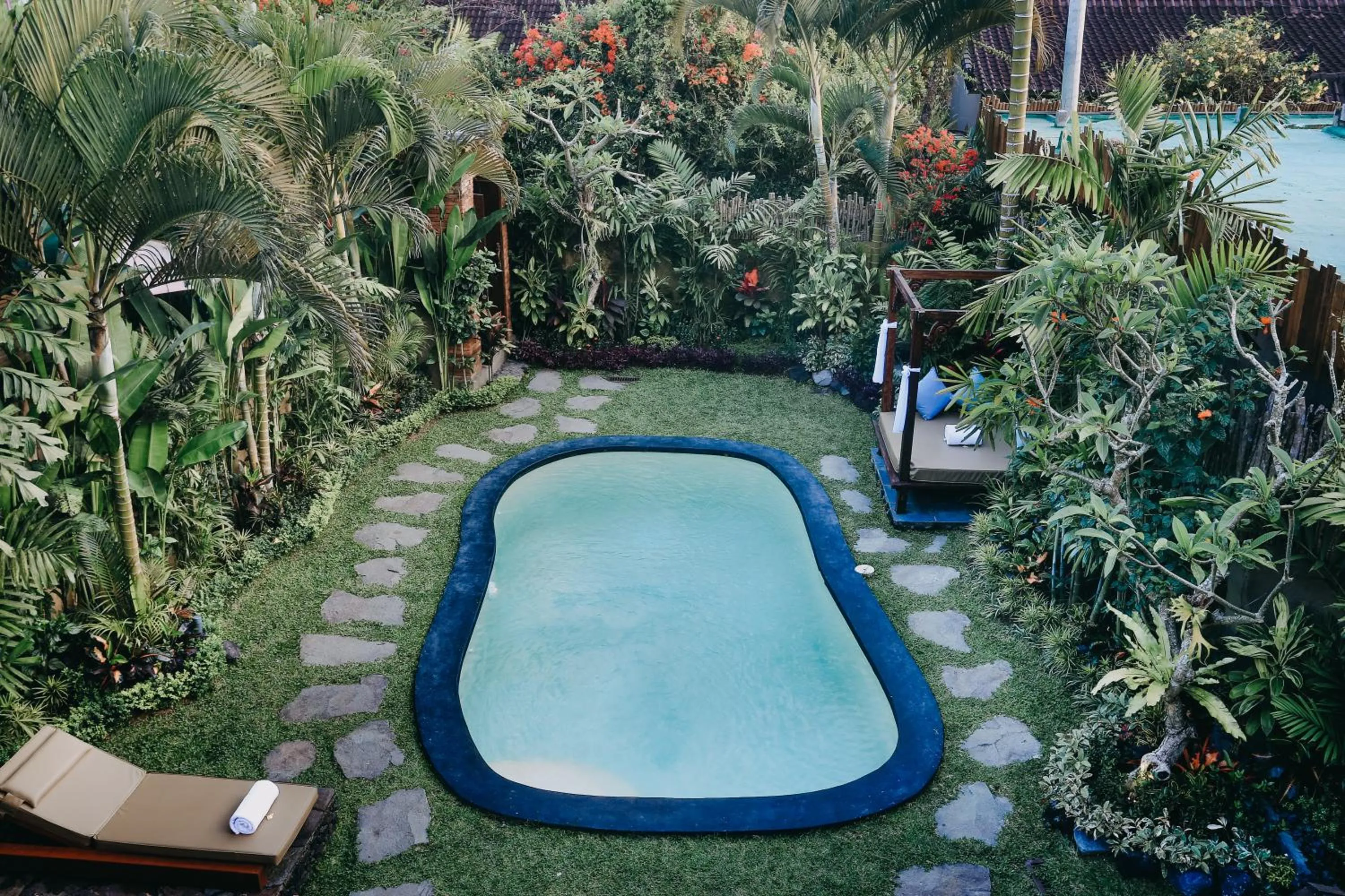 Pool view in Candy Villa by GenuineHost