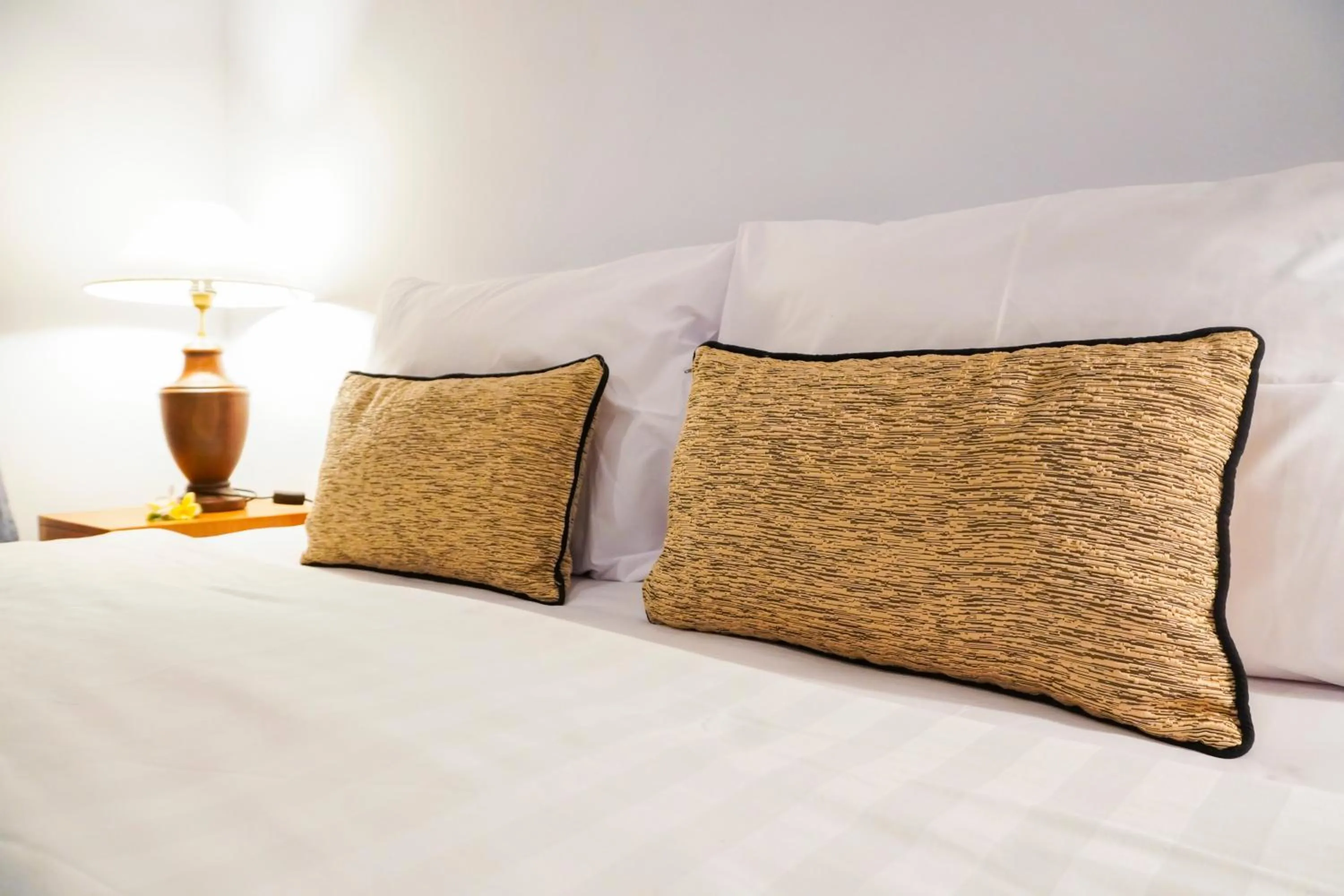 Bed in Pemuntalan Guesthouse