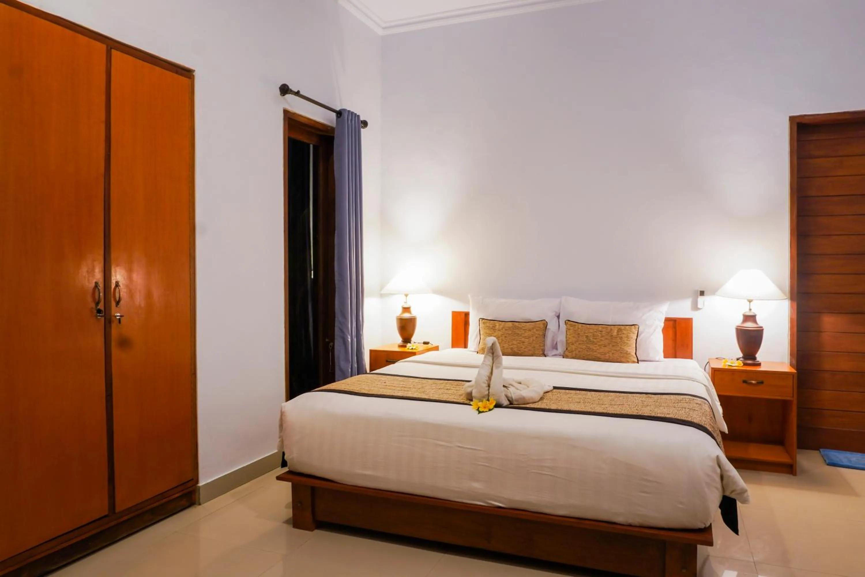 Bed in Pemuntalan Guesthouse