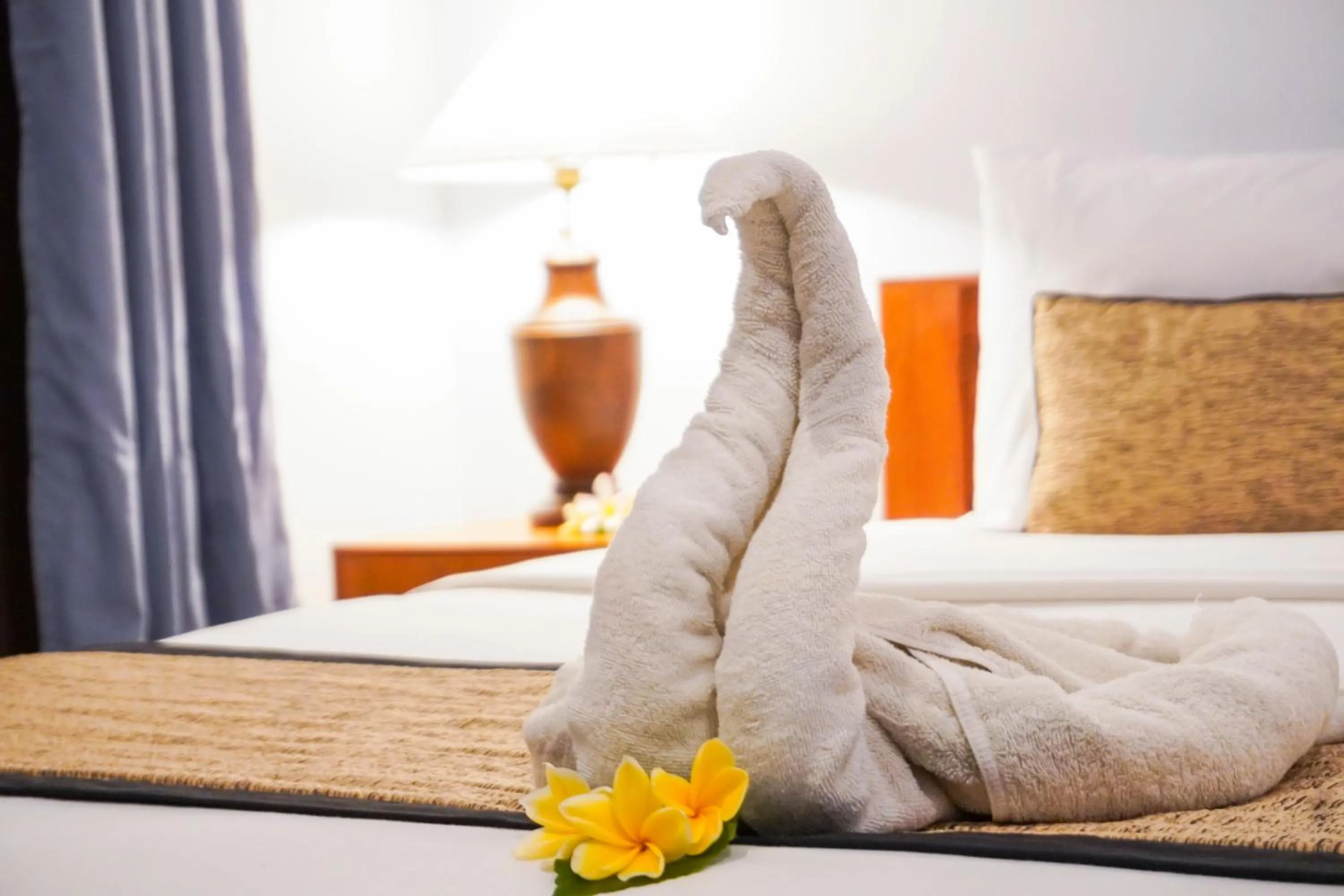 Bed in Pemuntalan Guesthouse