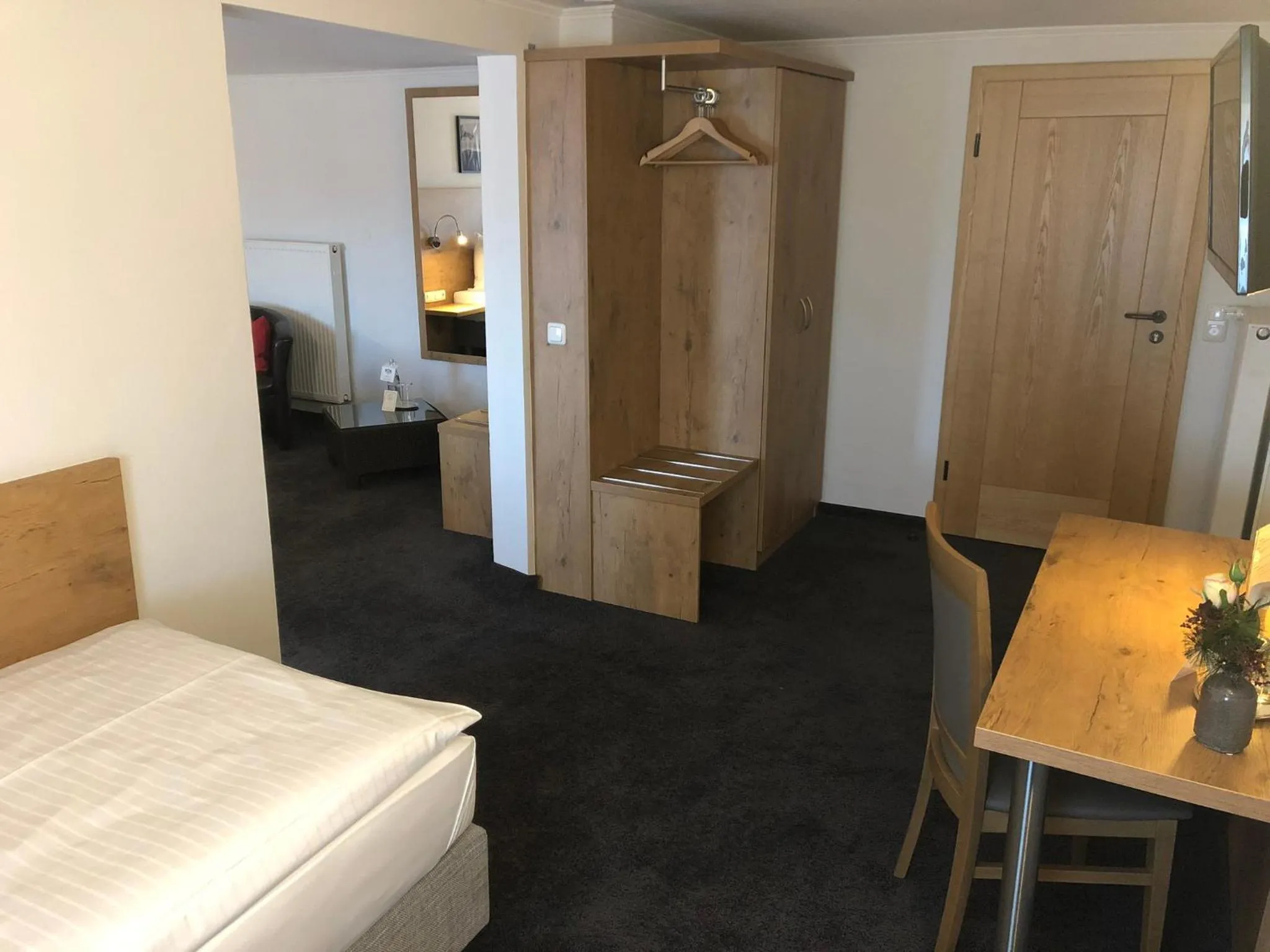 Decorative detail, Bed in Anderschitz Landhotel